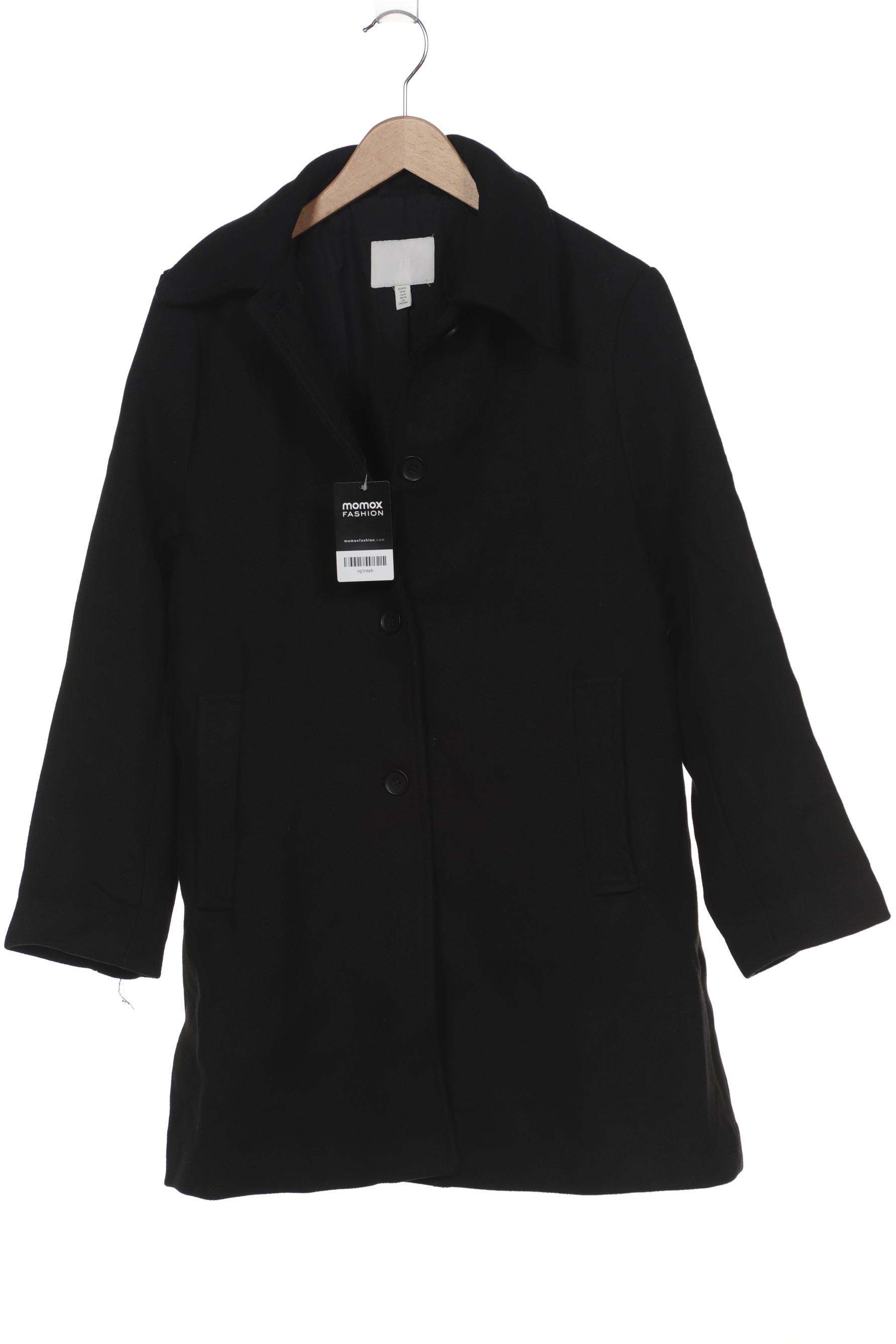 

H&M Damen Mantel, schwarz, Gr. 38