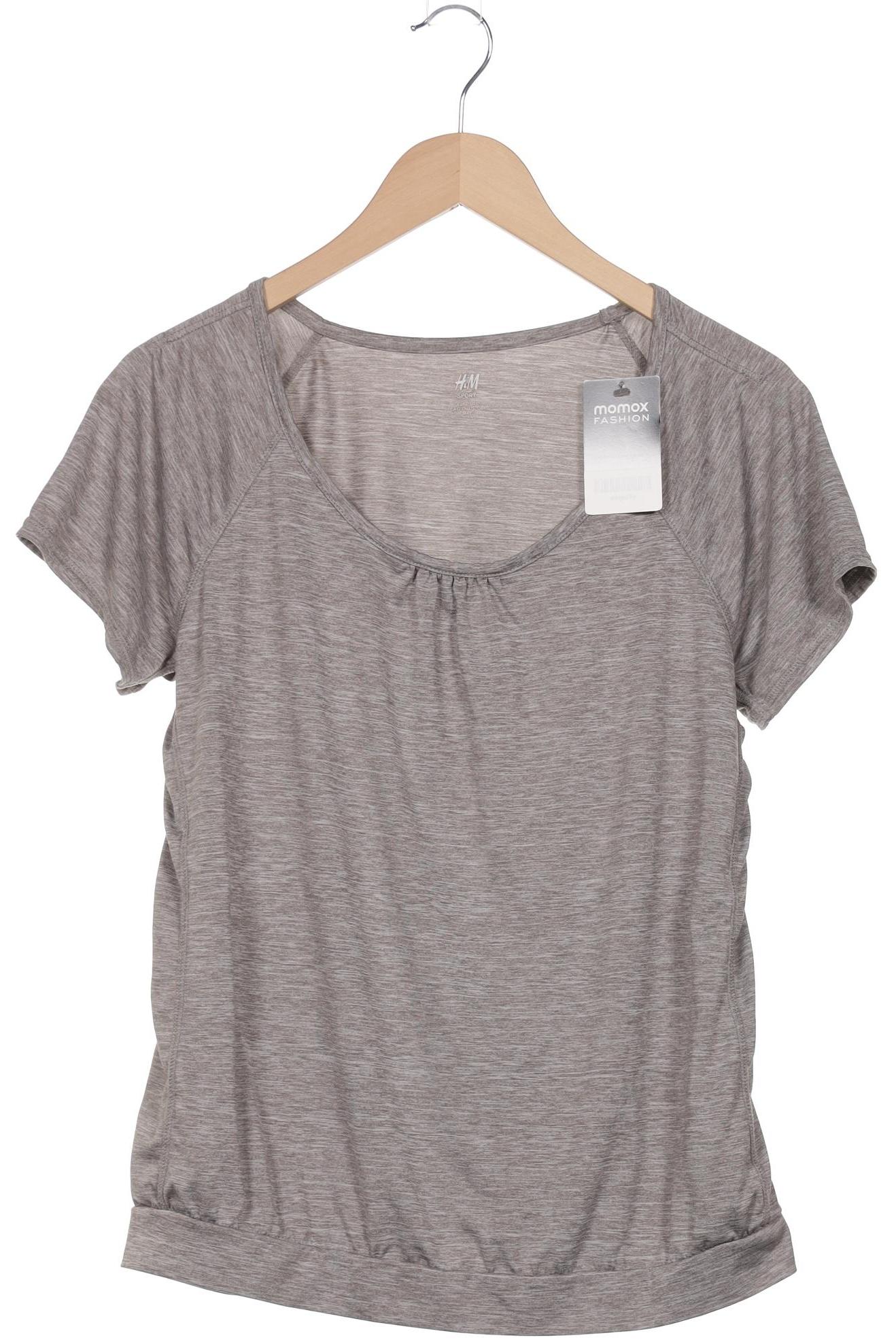 

H&M Damen T-Shirt, grau, Gr. 42
