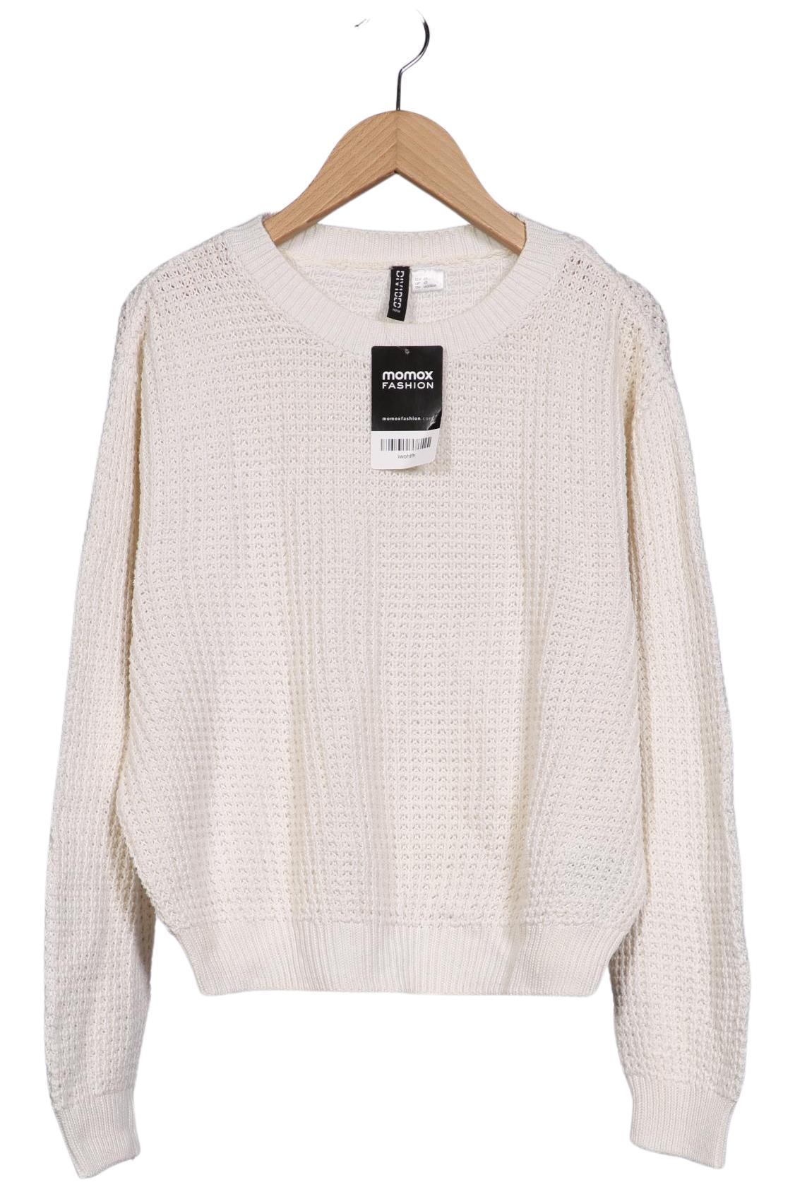 

H&M Damen Pullover, cremeweiß, Gr. 34