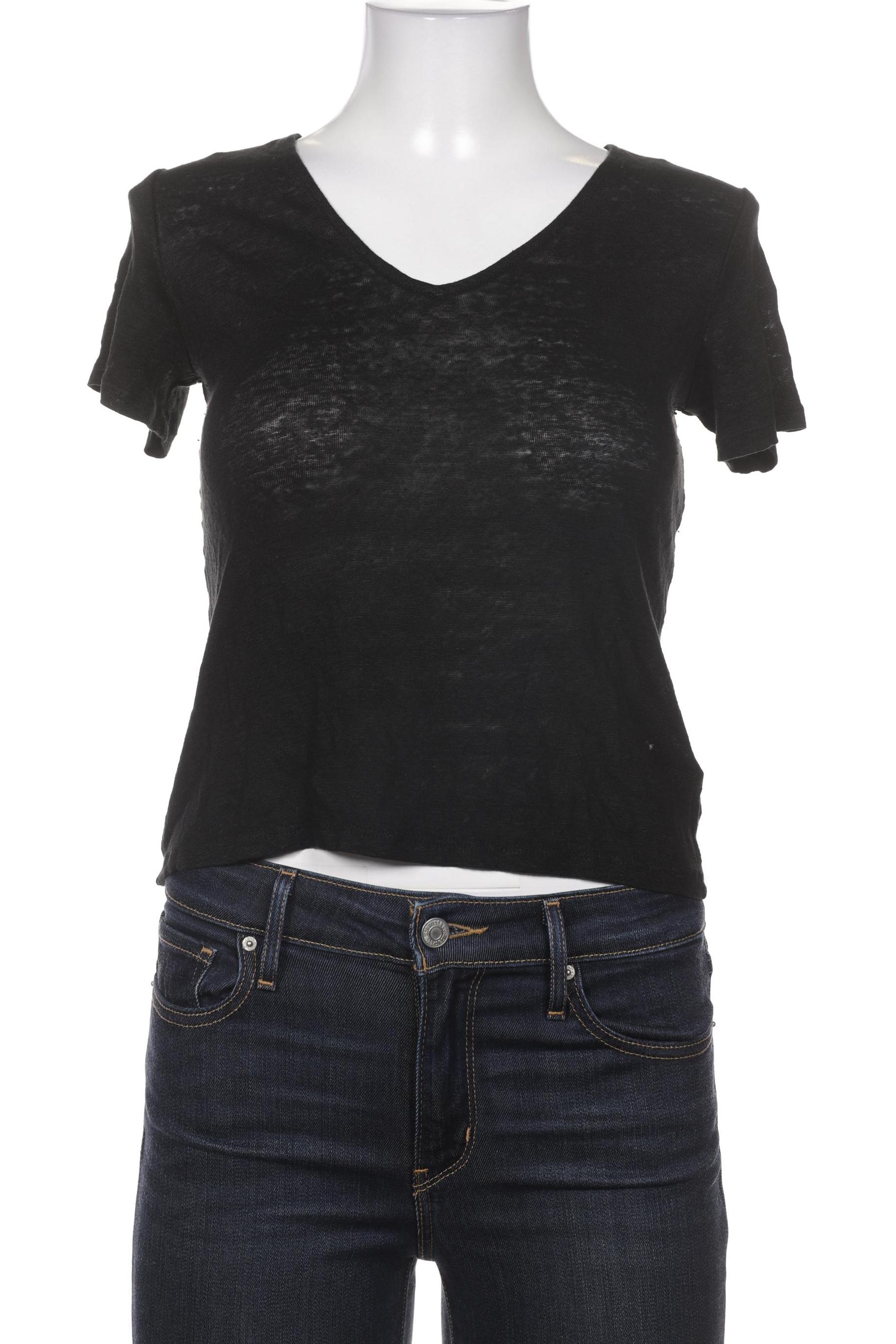 

H&M Damen T-Shirt, schwarz, Gr. 34