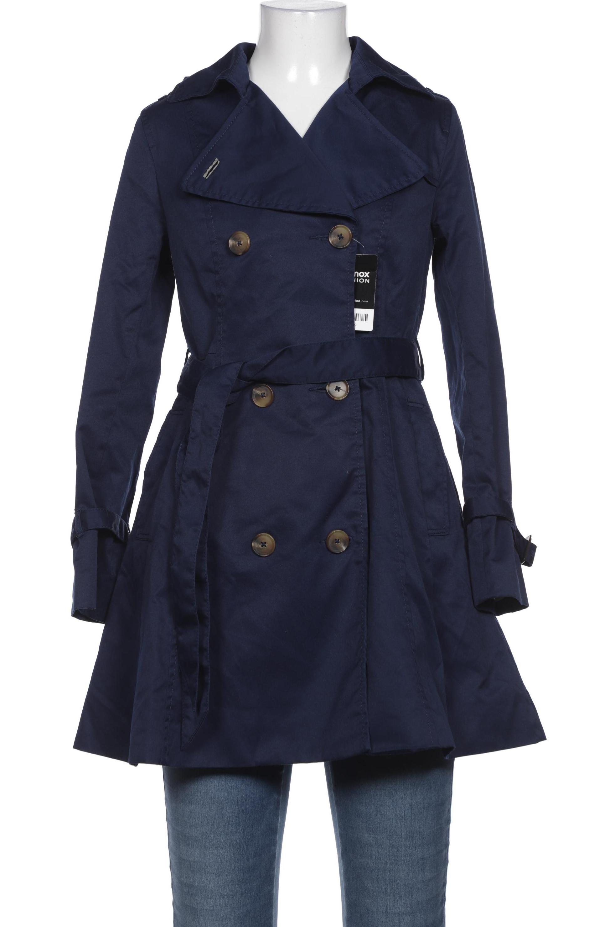 

H&M Damen Mantel, marineblau, Gr. 34