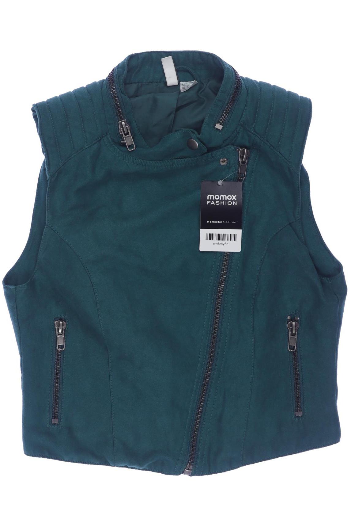 

H&M Damen Weste, türkis, Gr. 38