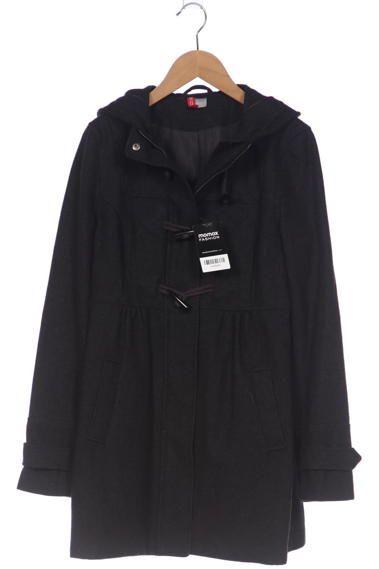 

H&M Damen Mantel, schwarz, Gr. 38