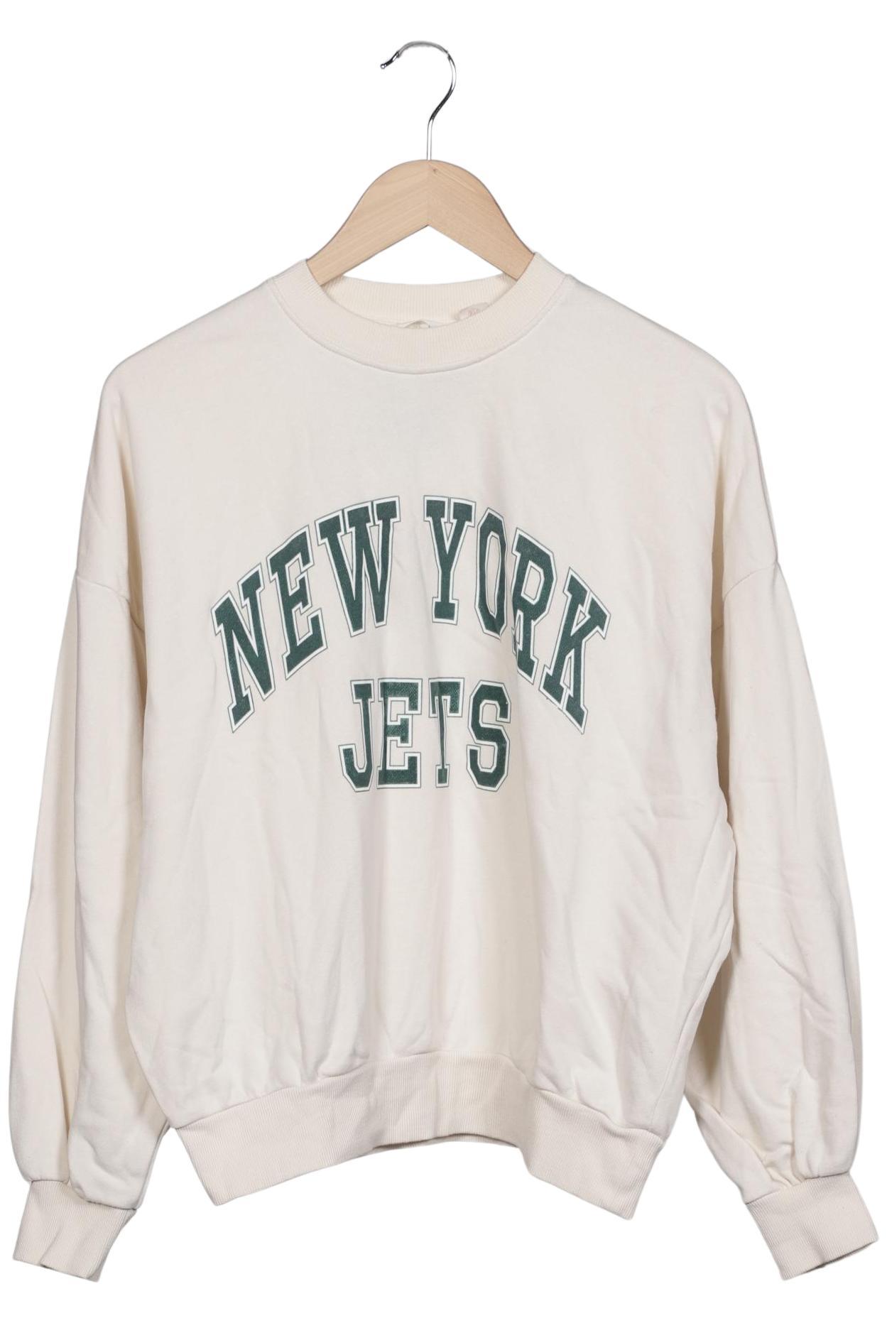 

H&M Damen Sweatshirt, cremeweiß, Gr. 36