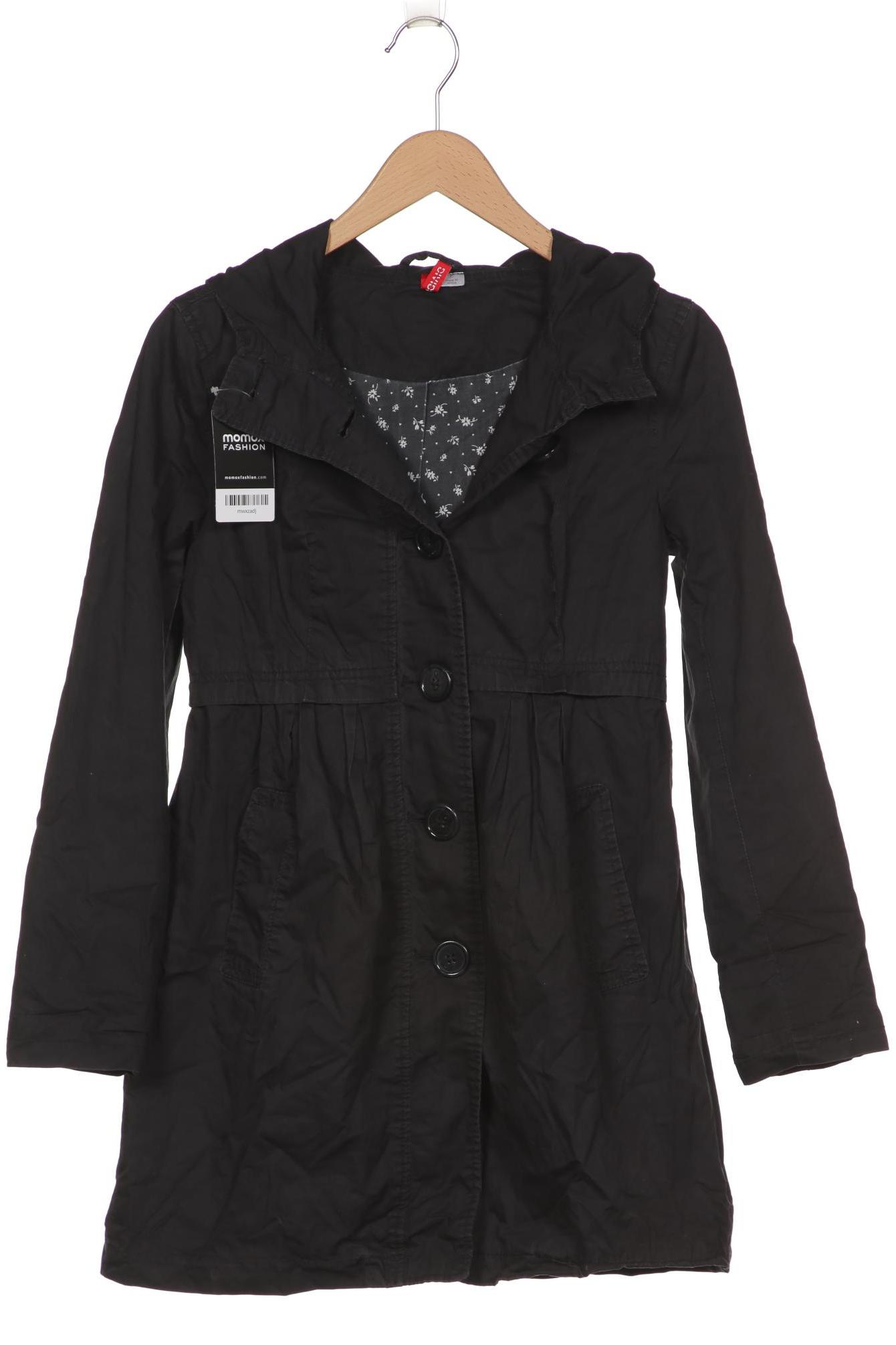 

H&M Damen Mantel, schwarz, Gr. 36