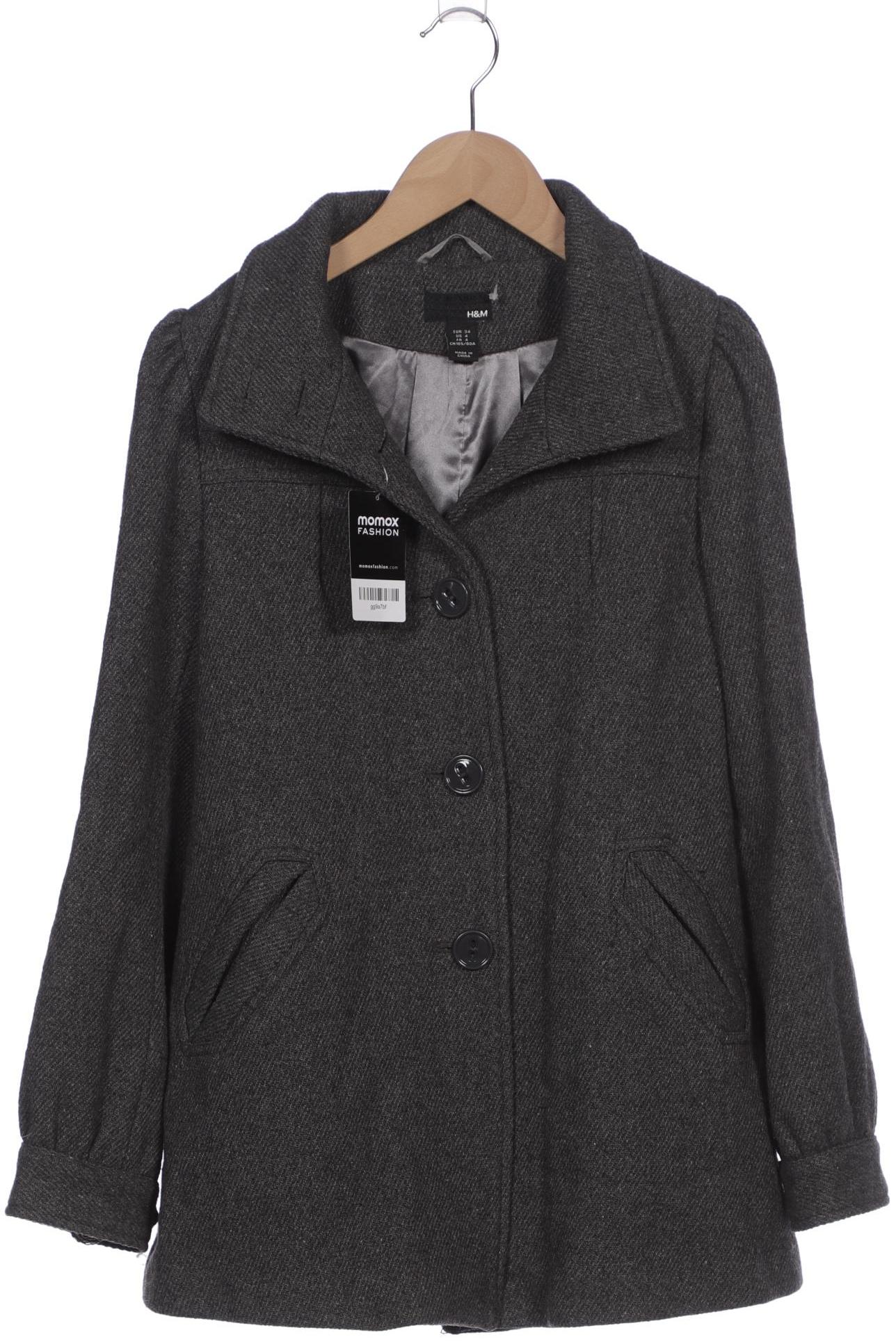 

H&M Damen Jacke, grau, Gr. 34