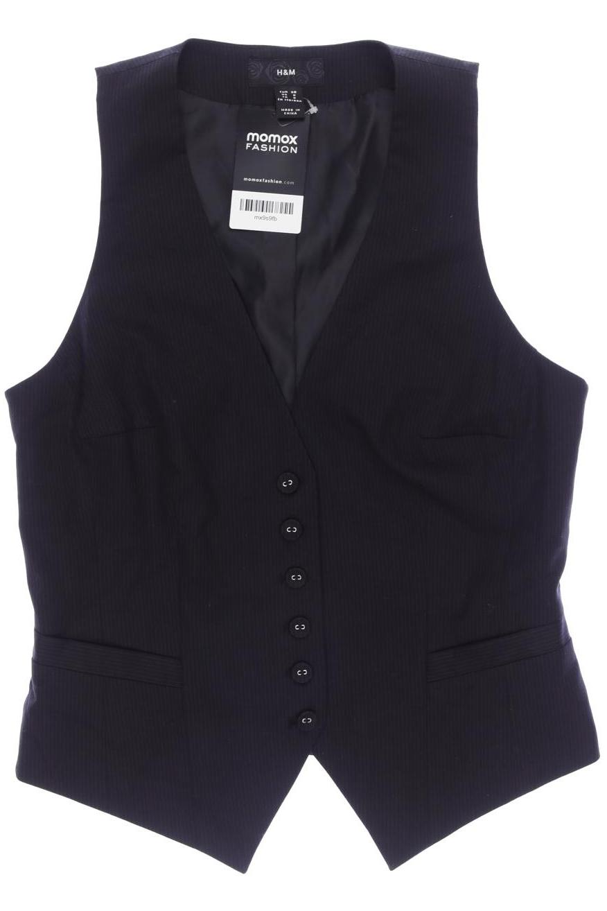 

H&M Damen Weste, schwarz, Gr. 38