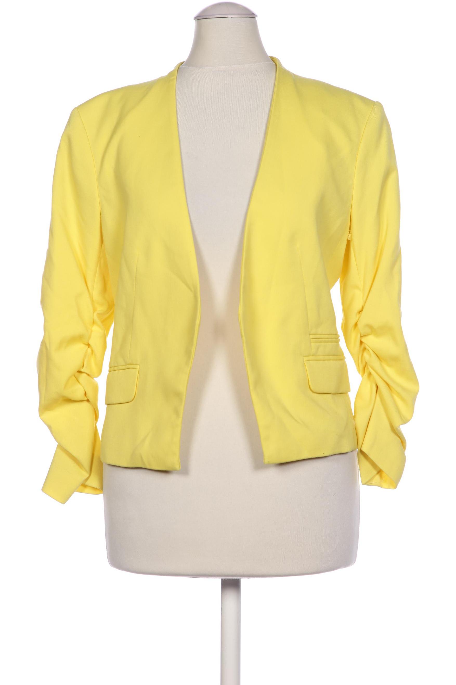 

H&M Damen Blazer, gelb, Gr. 36