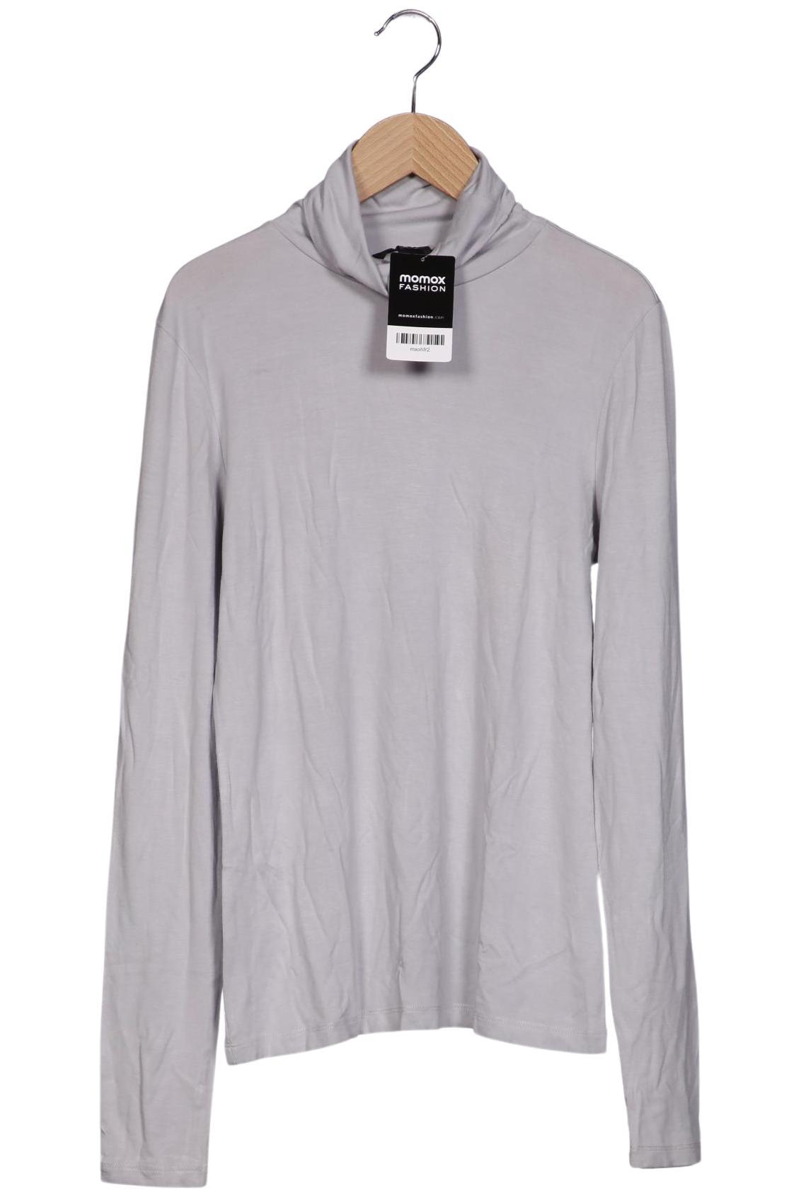 

H&M Damen Langarmshirt, grau, Gr. 38