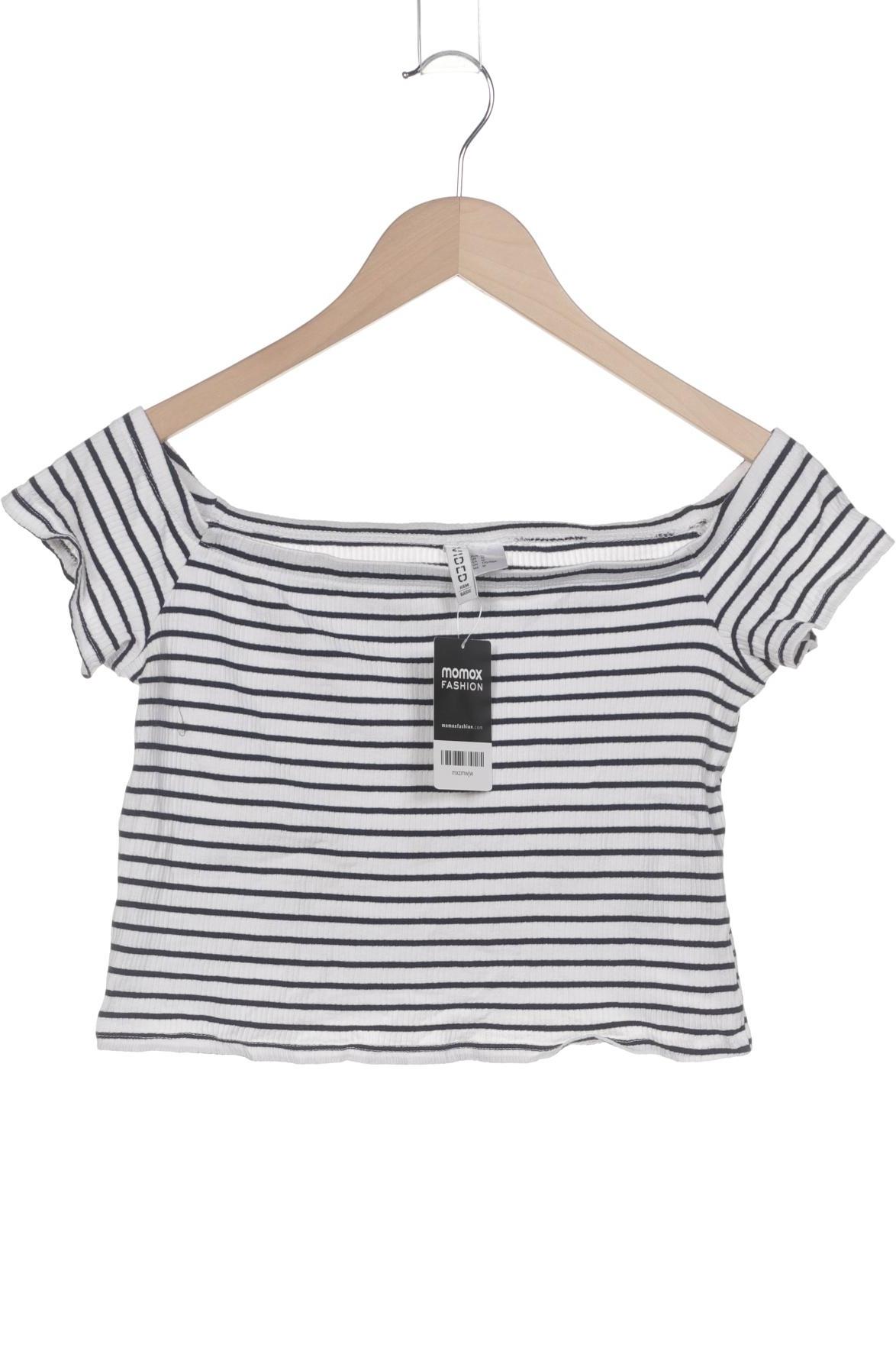 

H&M Damen T-Shirt, weiß, Gr. 38
