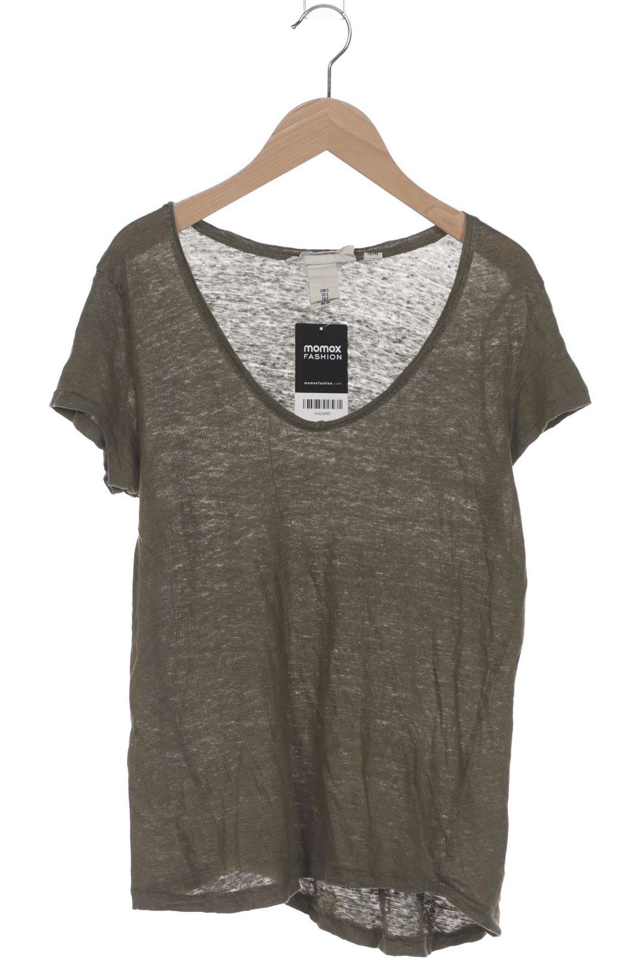 

H&M Damen T-Shirt, grün, Gr. 36