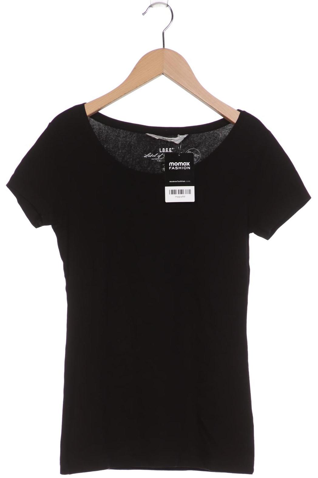 

H&M Damen T-Shirt, schwarz, Gr. 38