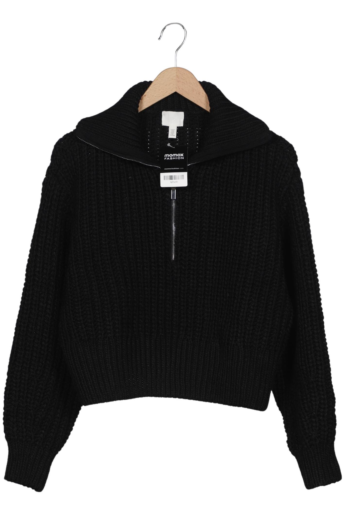 

H&M Damen Pullover, schwarz, Gr. 38
