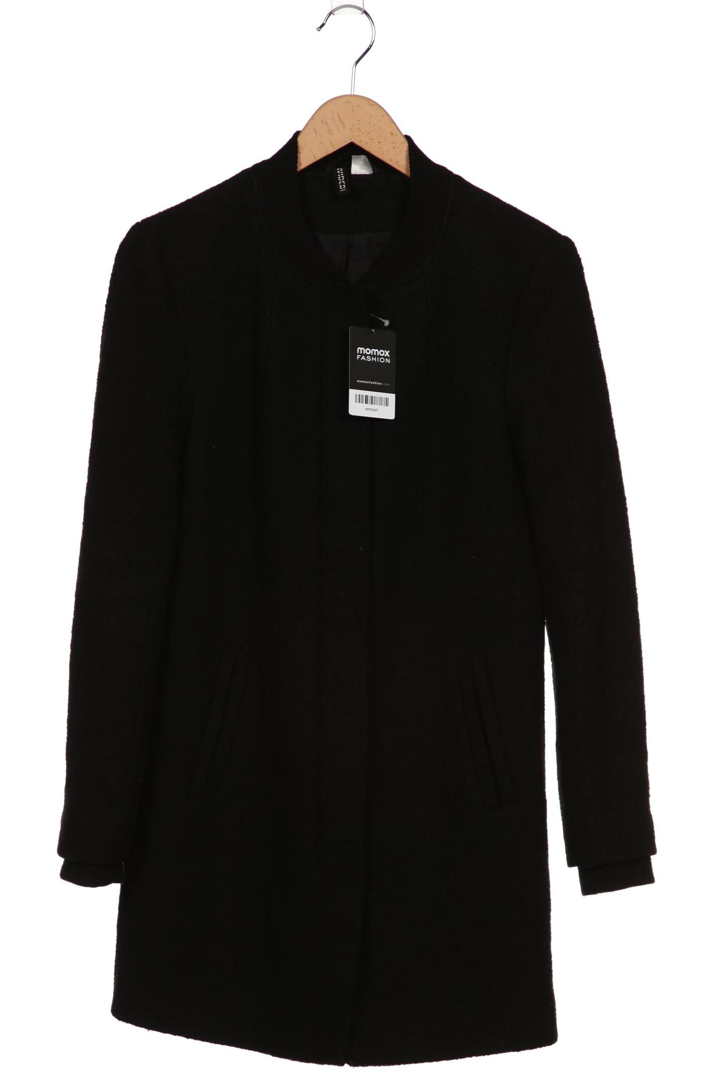 

H&M Damen Mantel, schwarz, Gr. 34