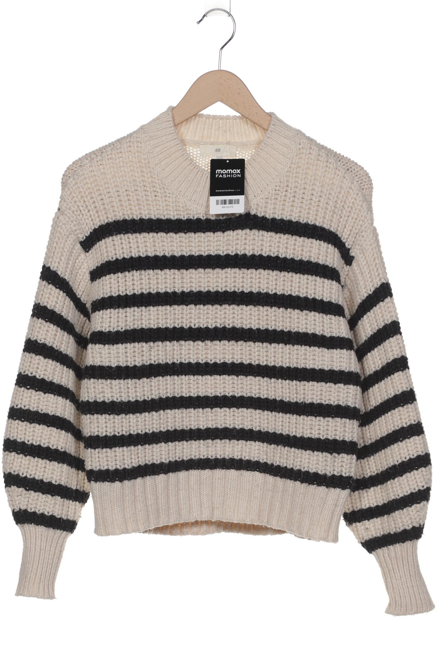 

H&M Damen Pullover, cremeweiß, Gr. 34