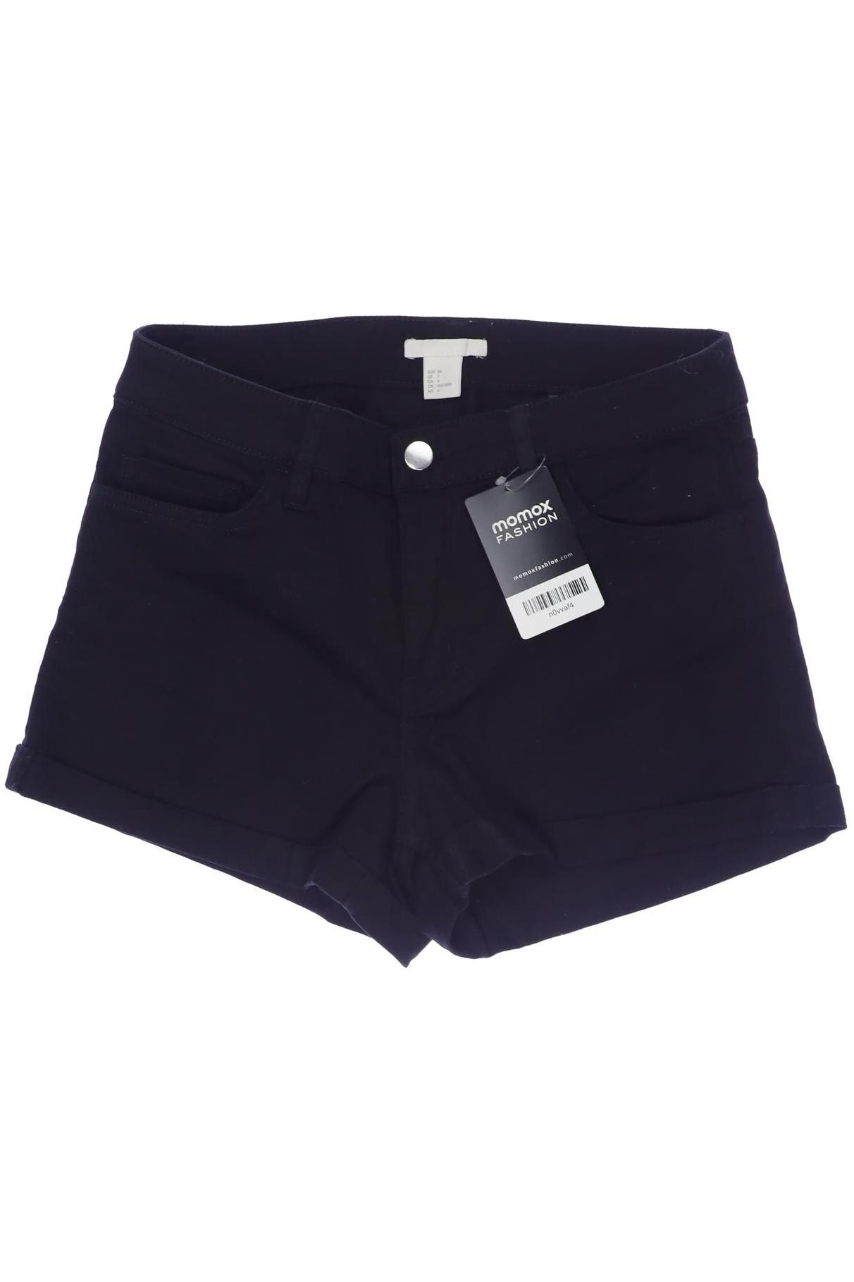 

H&M Damen Shorts, schwarz, Gr. 36