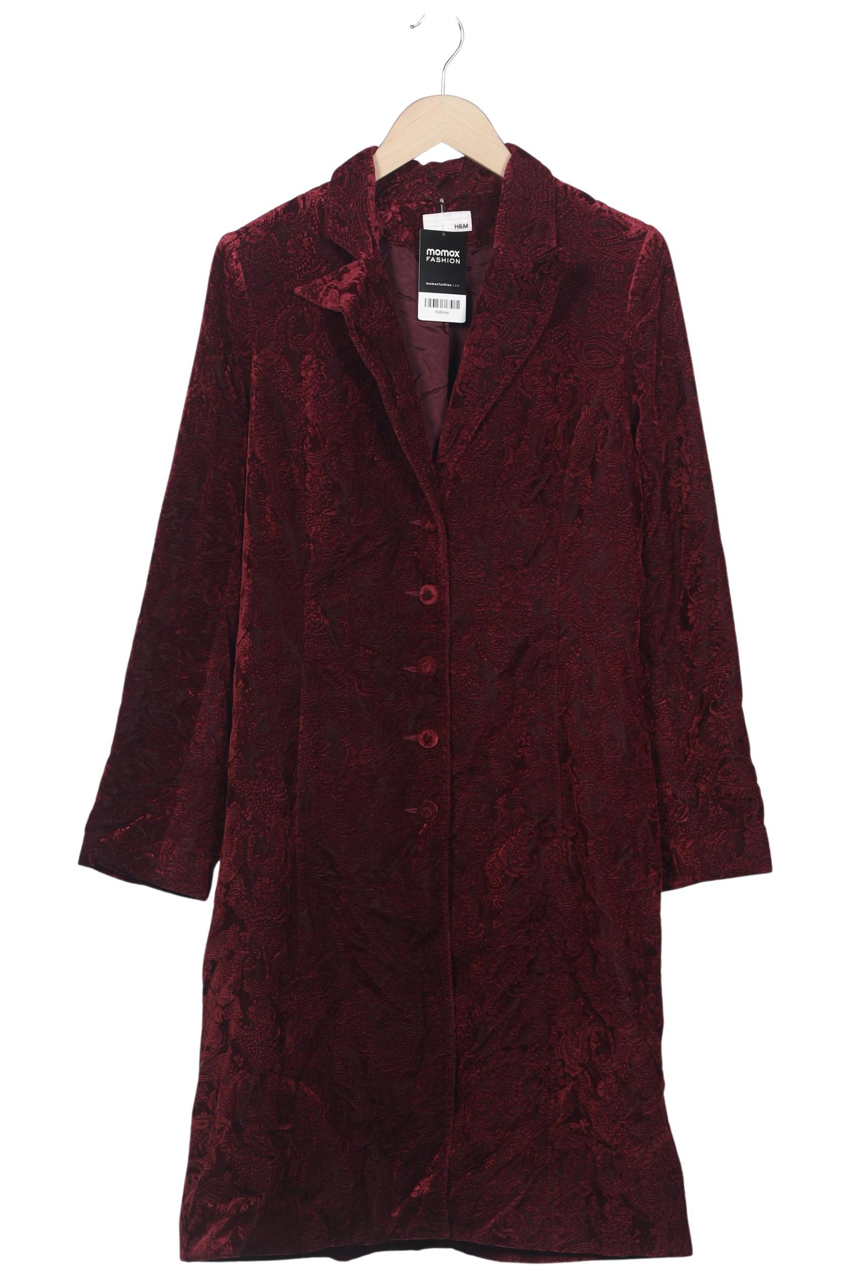 

H&M Damen Mantel, bordeaux, Gr. 38