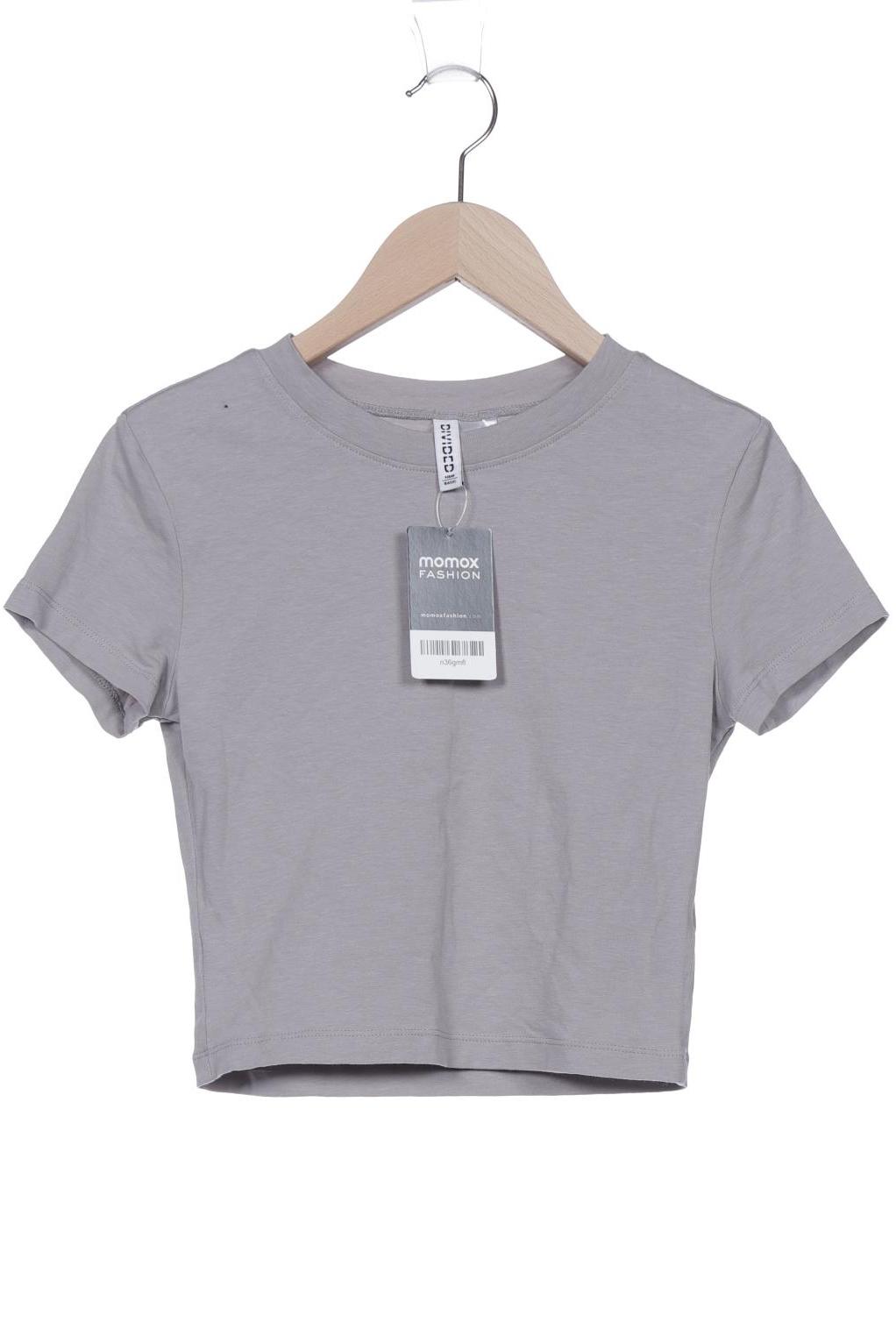 

H&M Damen T-Shirt, grau, Gr. 36