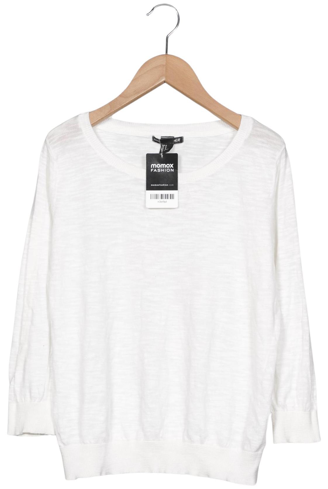 

H&M Damen Pullover, weiß, Gr. 38