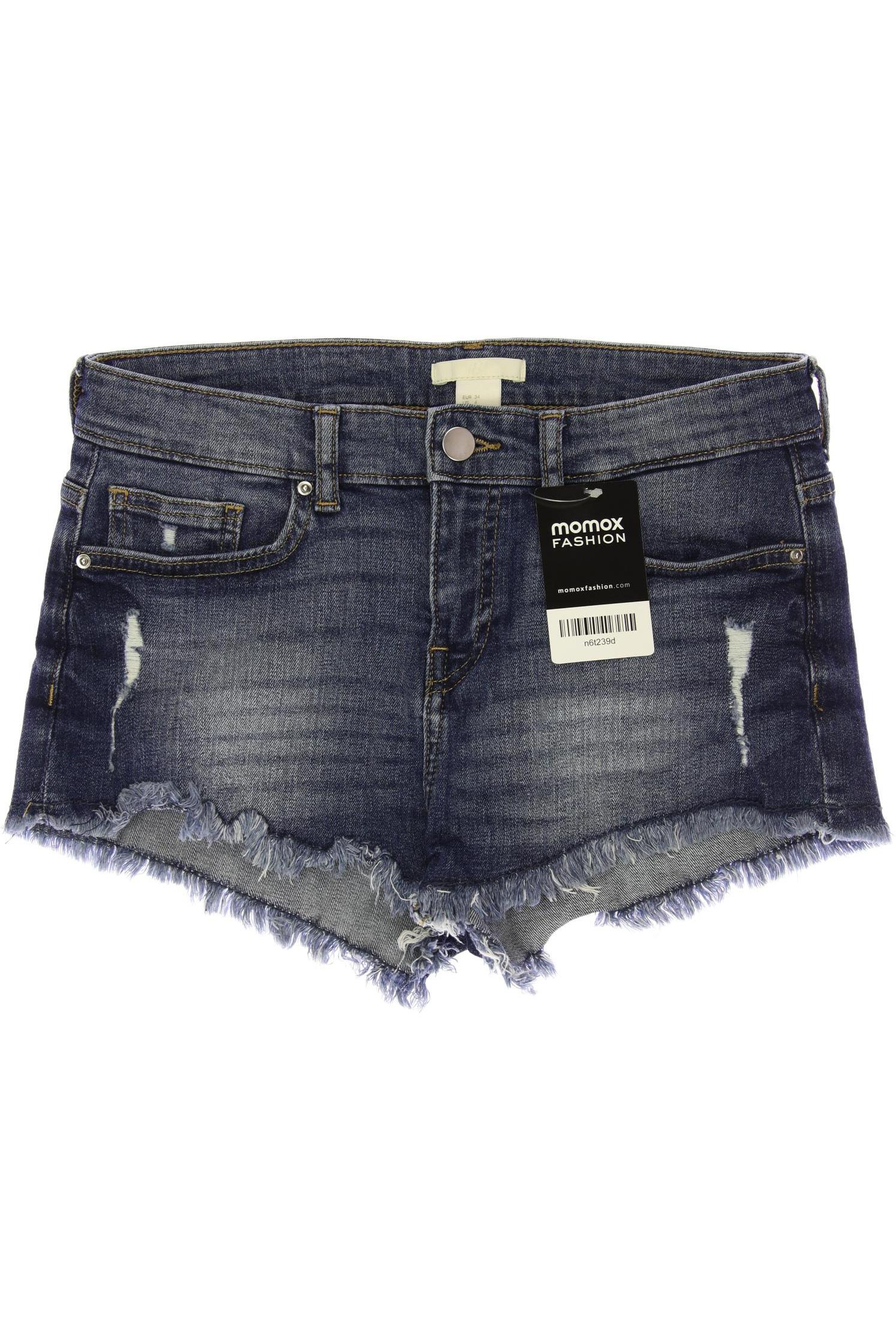 

H&M Damen Shorts, blau, Gr. 34