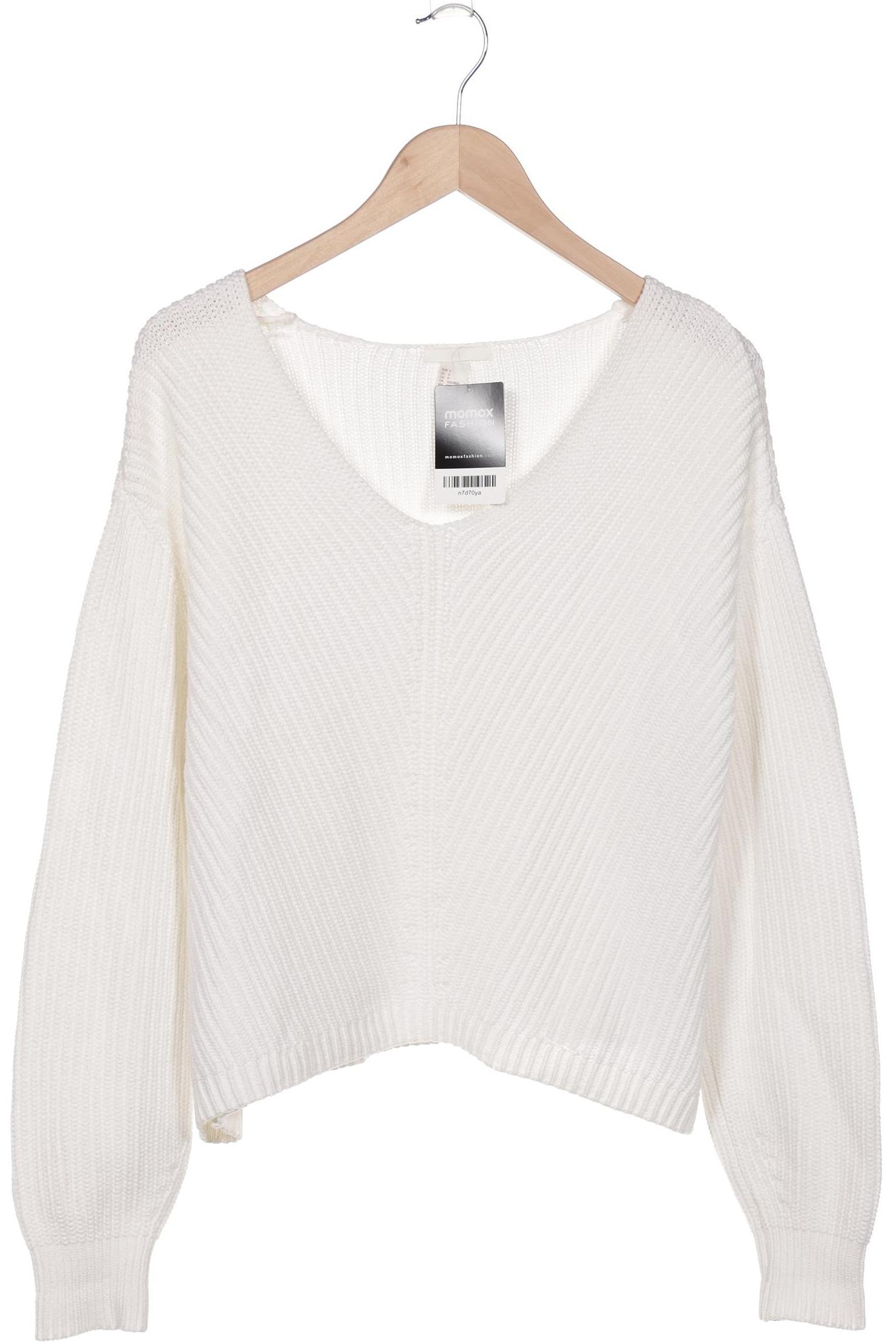 

H&M Damen Pullover, weiß, Gr. 36