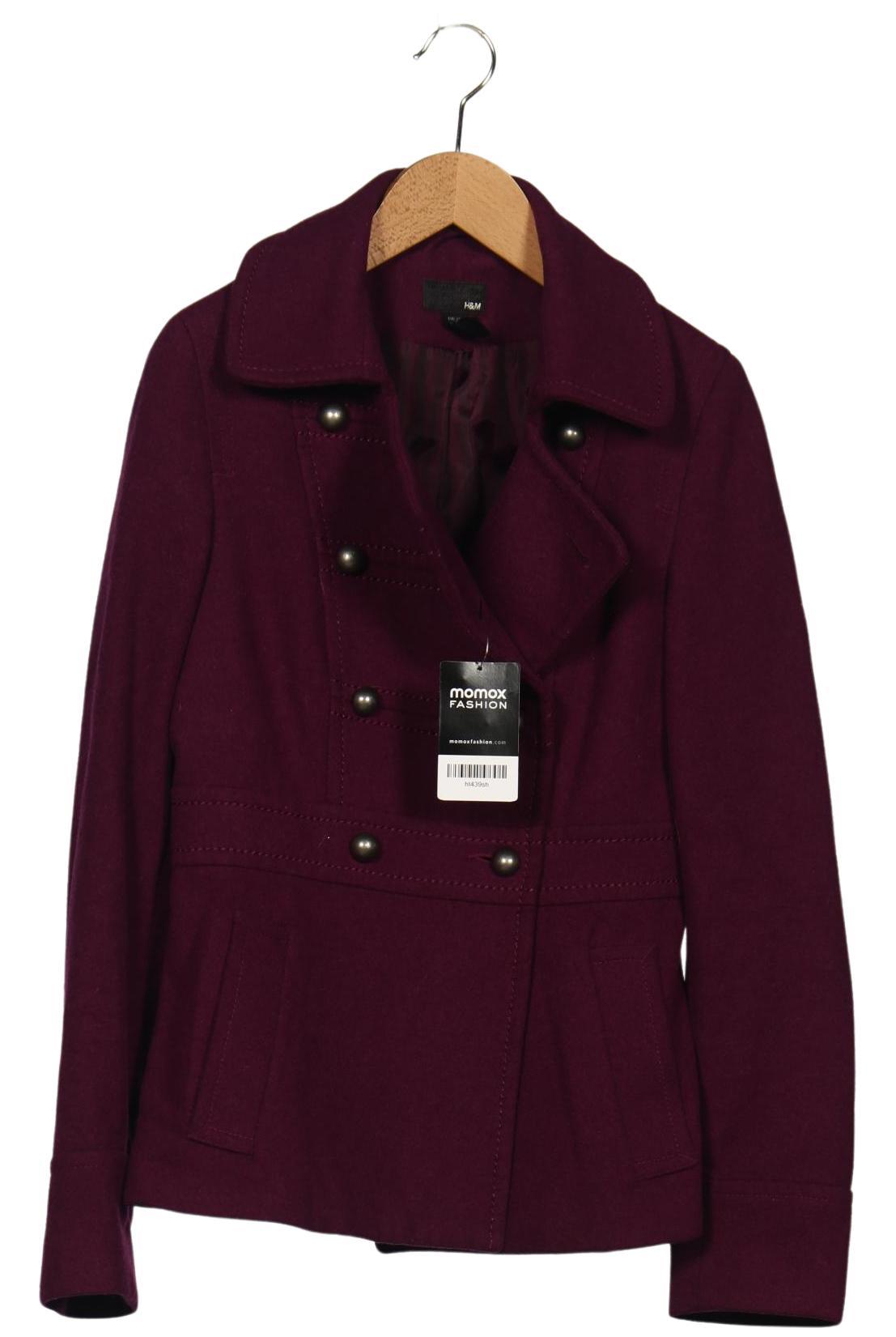

H&M Damen Jacke, bordeaux, Gr. 34