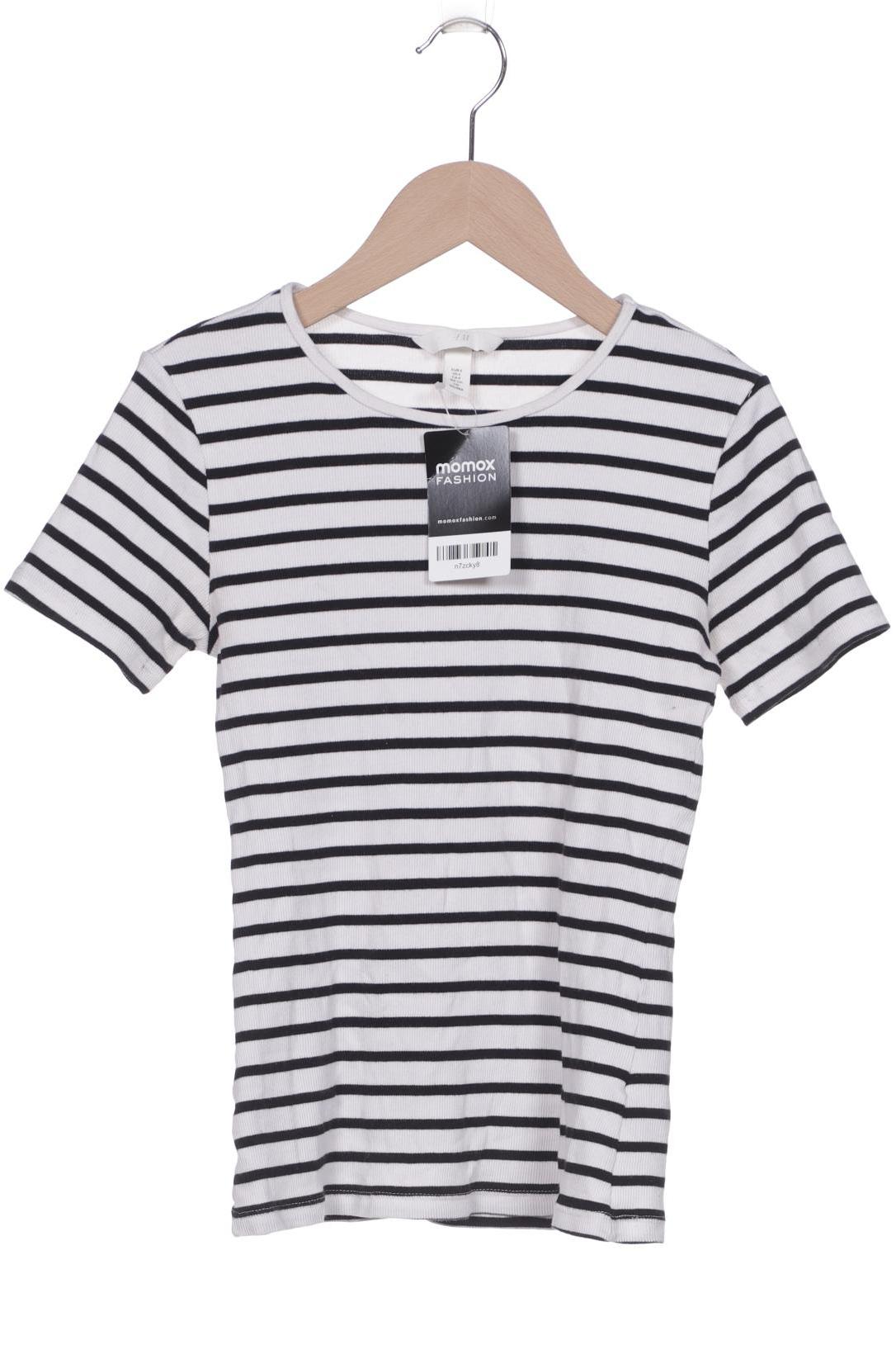 

H&M Damen T-Shirt, schwarz