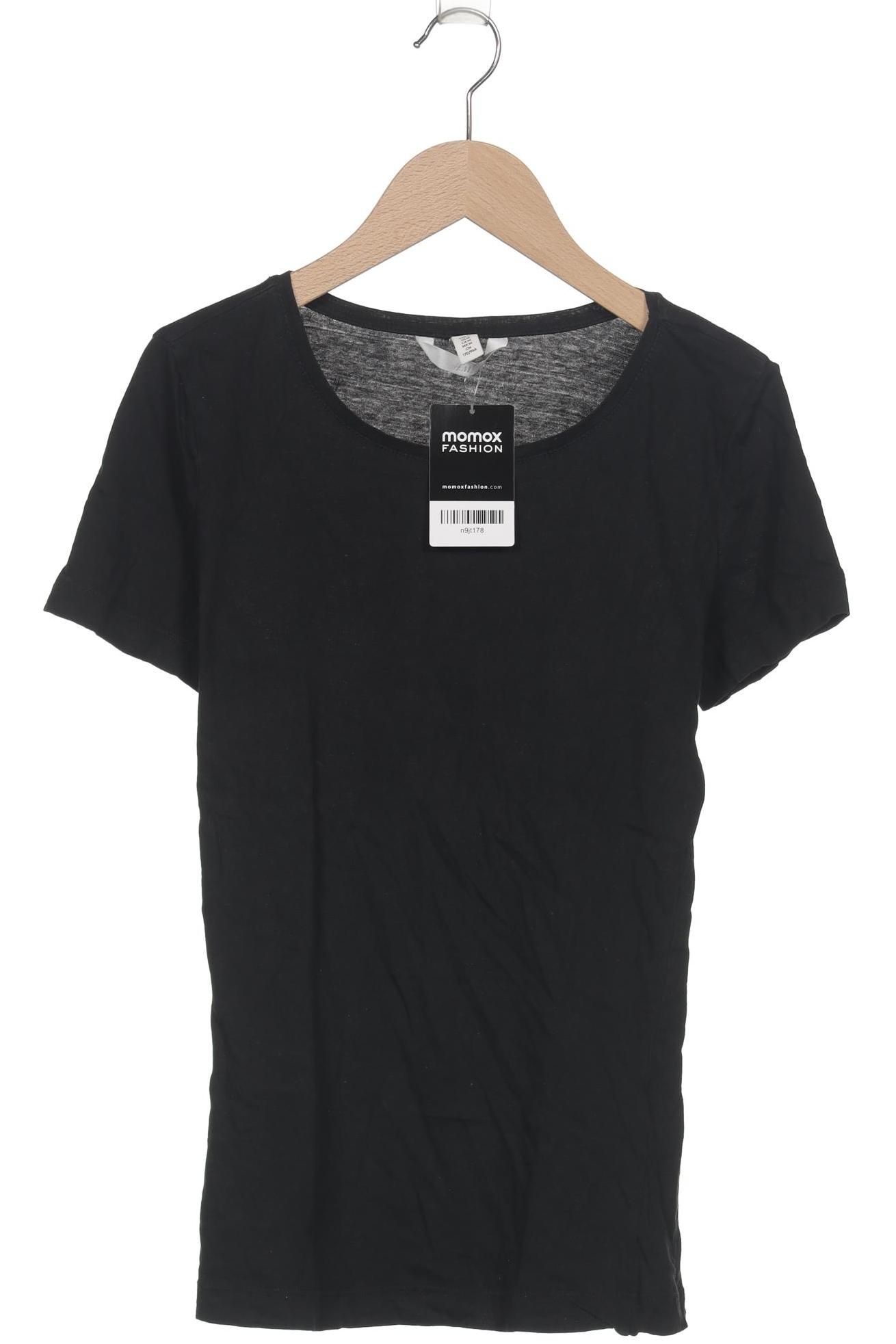 

H&M Damen T-Shirt, schwarz, Gr. 38