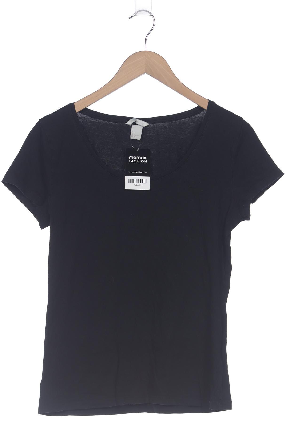 

H&M Damen T-Shirt, schwarz, Gr. 42