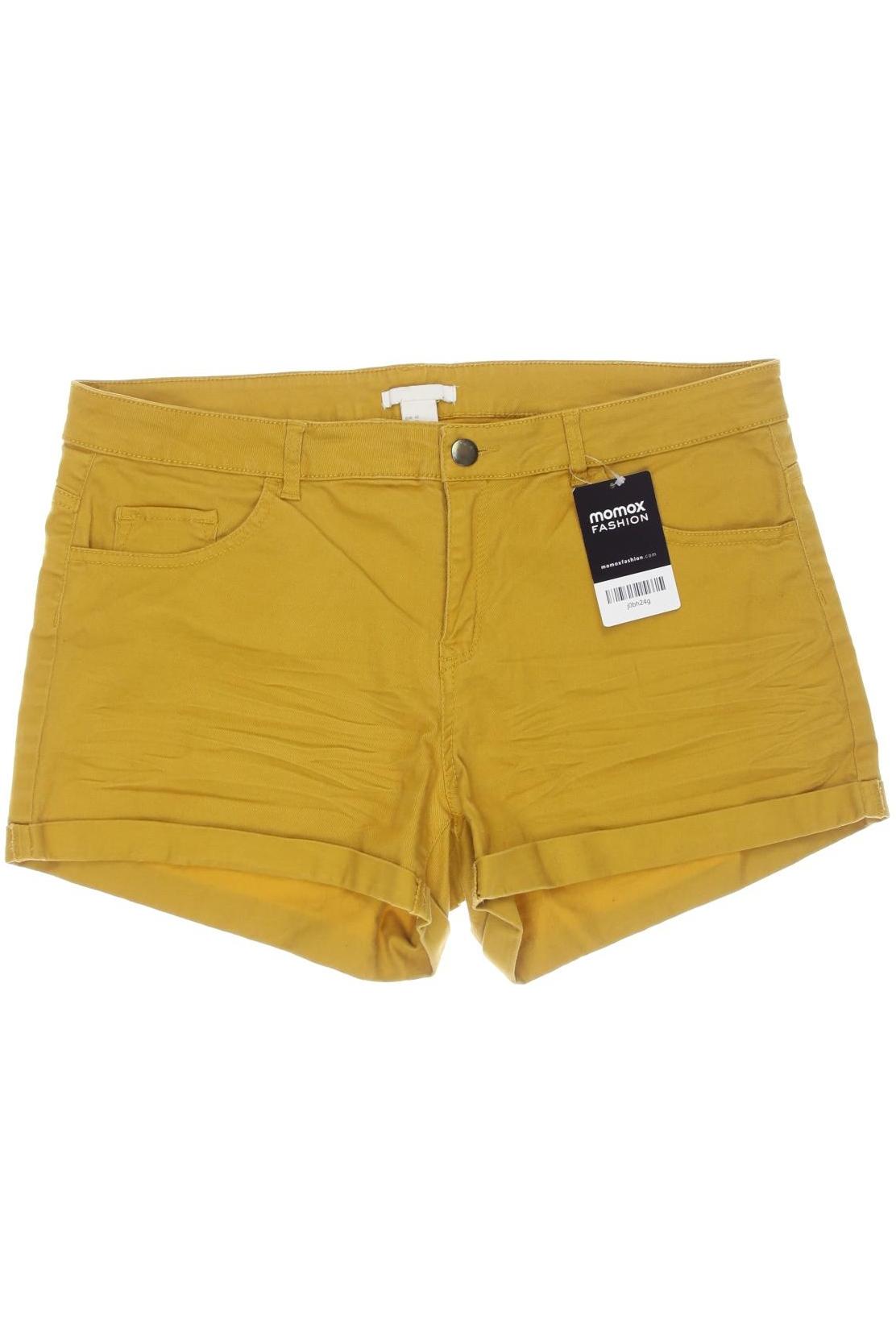 

H&M Damen Shorts, gelb, Gr. 42