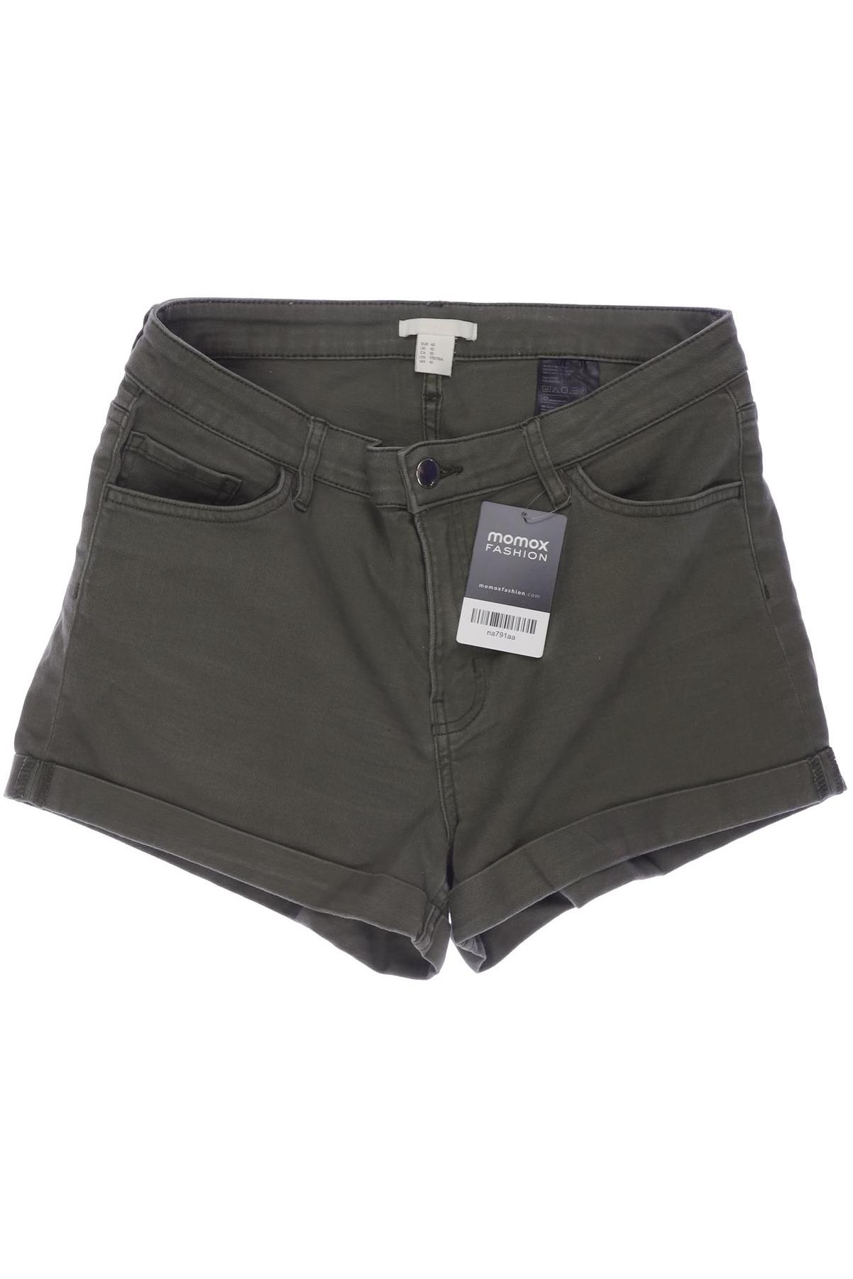 

H&M Damen Shorts, grün, Gr. 40