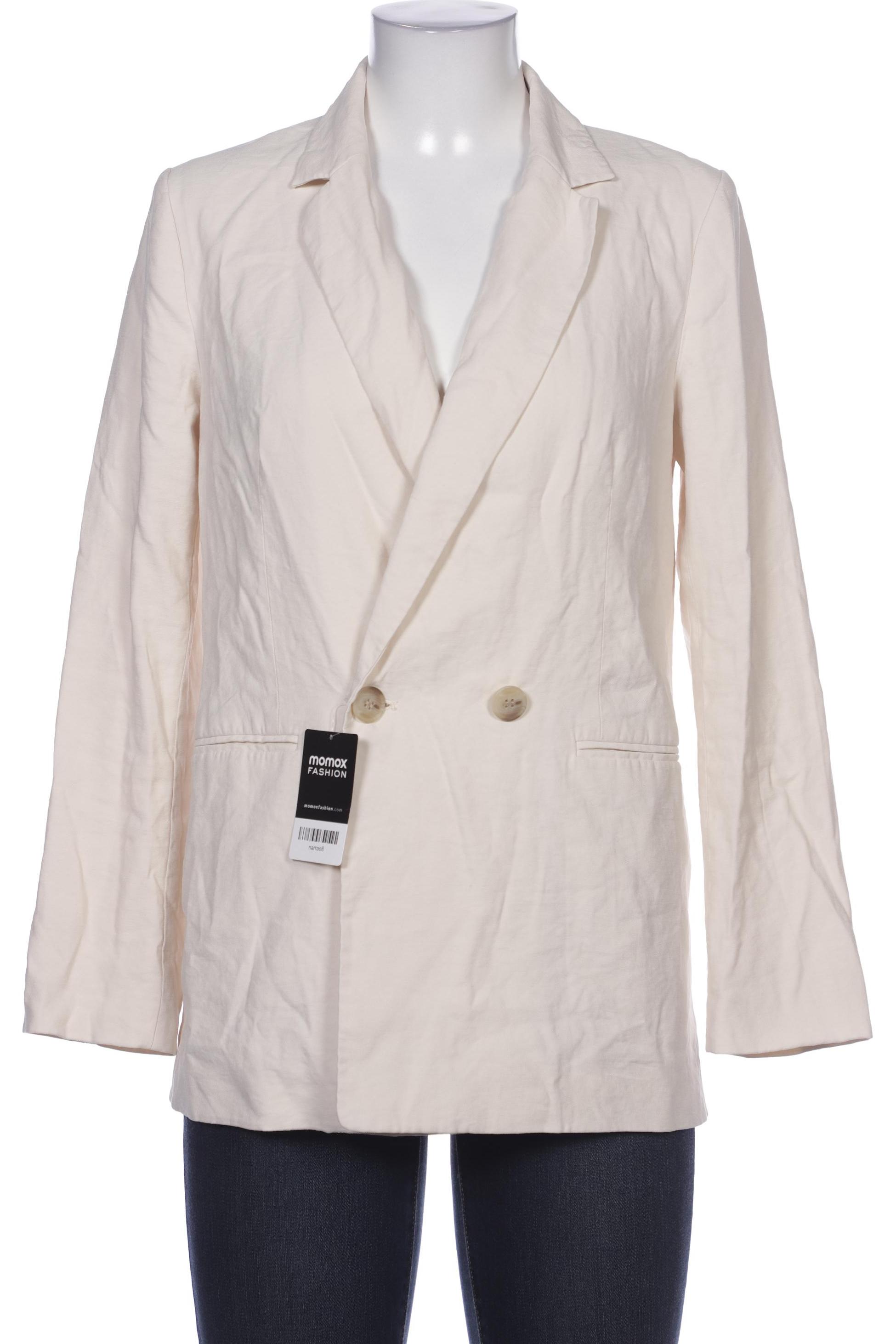 

H&M Damen Blazer, cremeweiß, Gr. 36