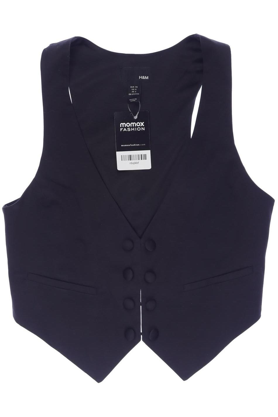 

H&M Damen Weste, schwarz, Gr. 36