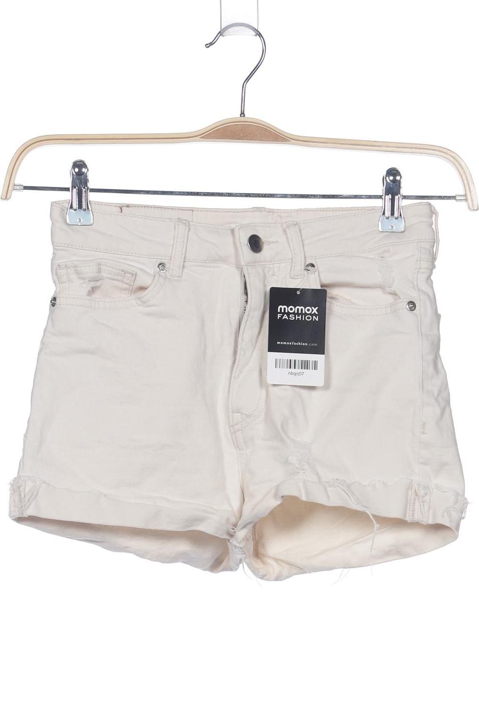 

H&M Damen Shorts, cremeweiß, Gr. 36