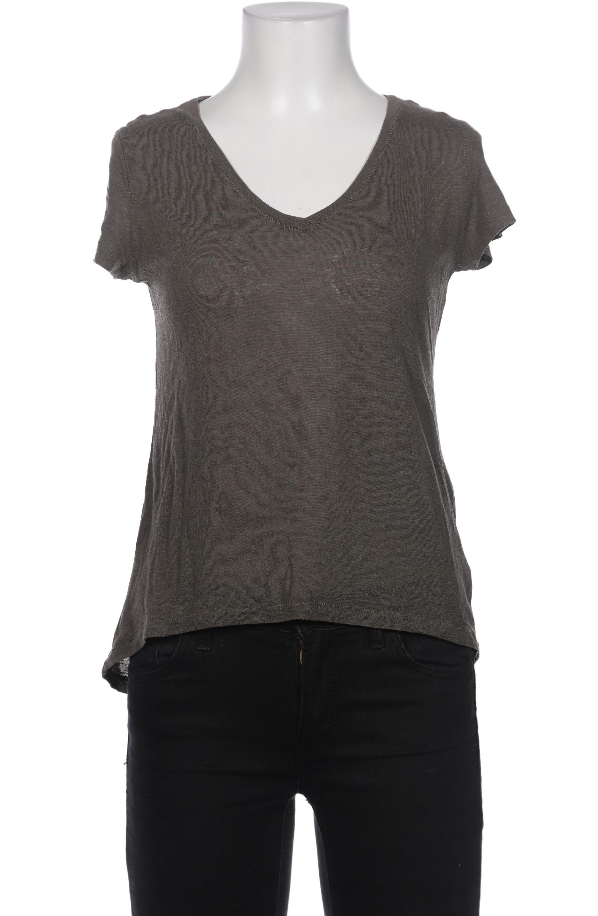 

H&M Damen T-Shirt, braun, Gr. 34