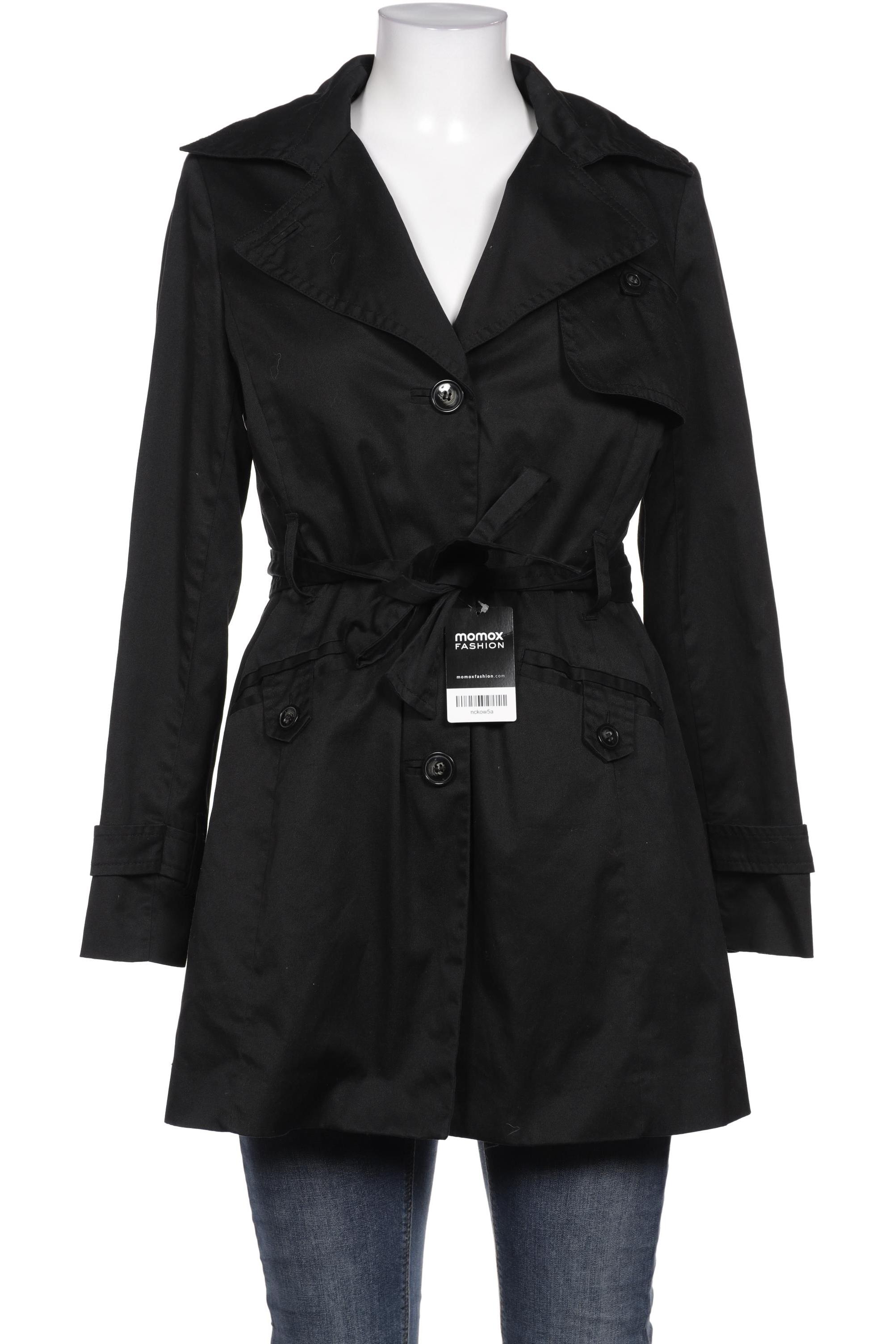 

H&M Damen Mantel, schwarz