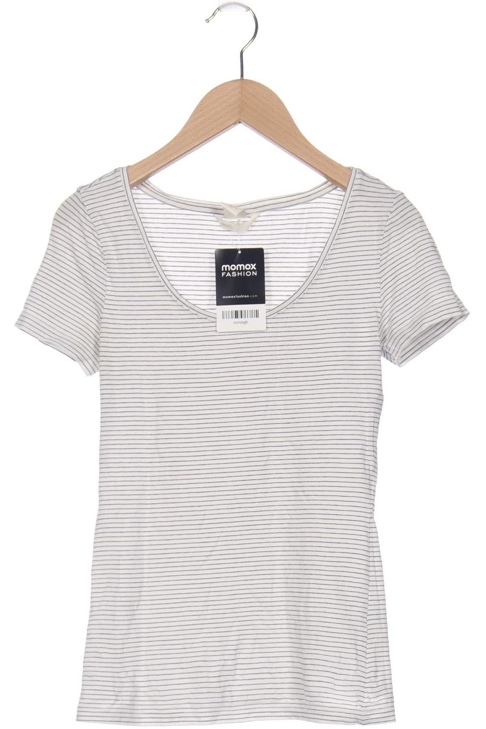

H&M Damen T-Shirt, weiß, Gr. 34