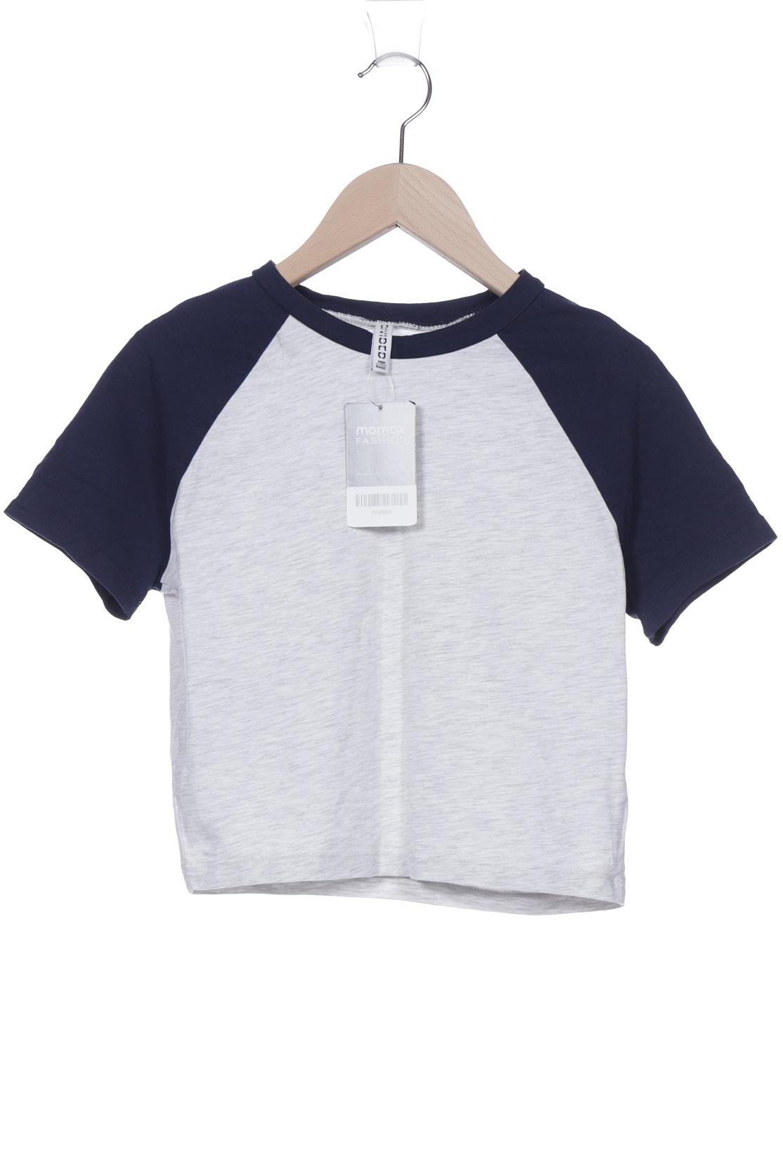 

H&M Damen T-Shirt, grau, Gr. 34