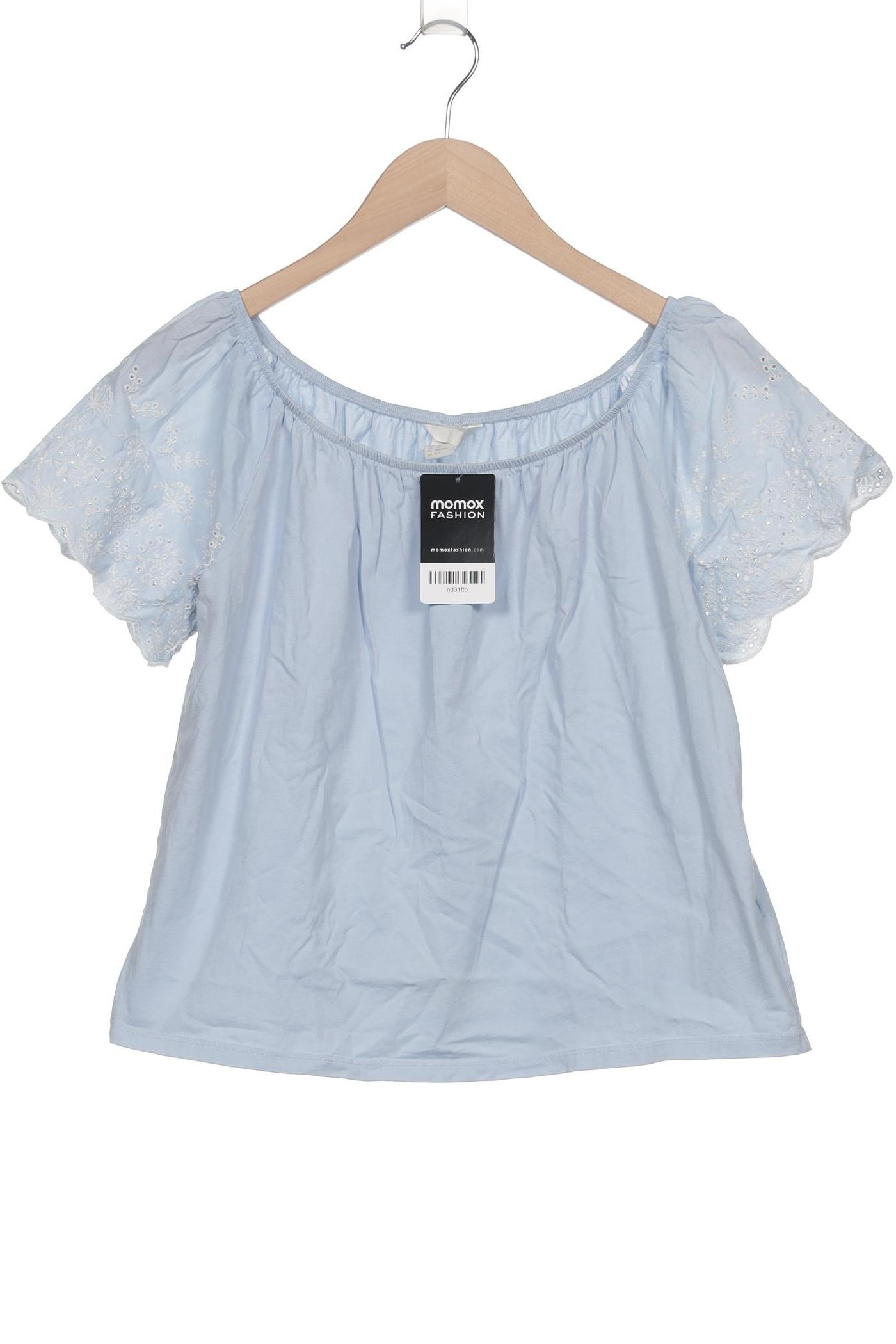 

H&M Damen T-Shirt, blau, Gr. 34