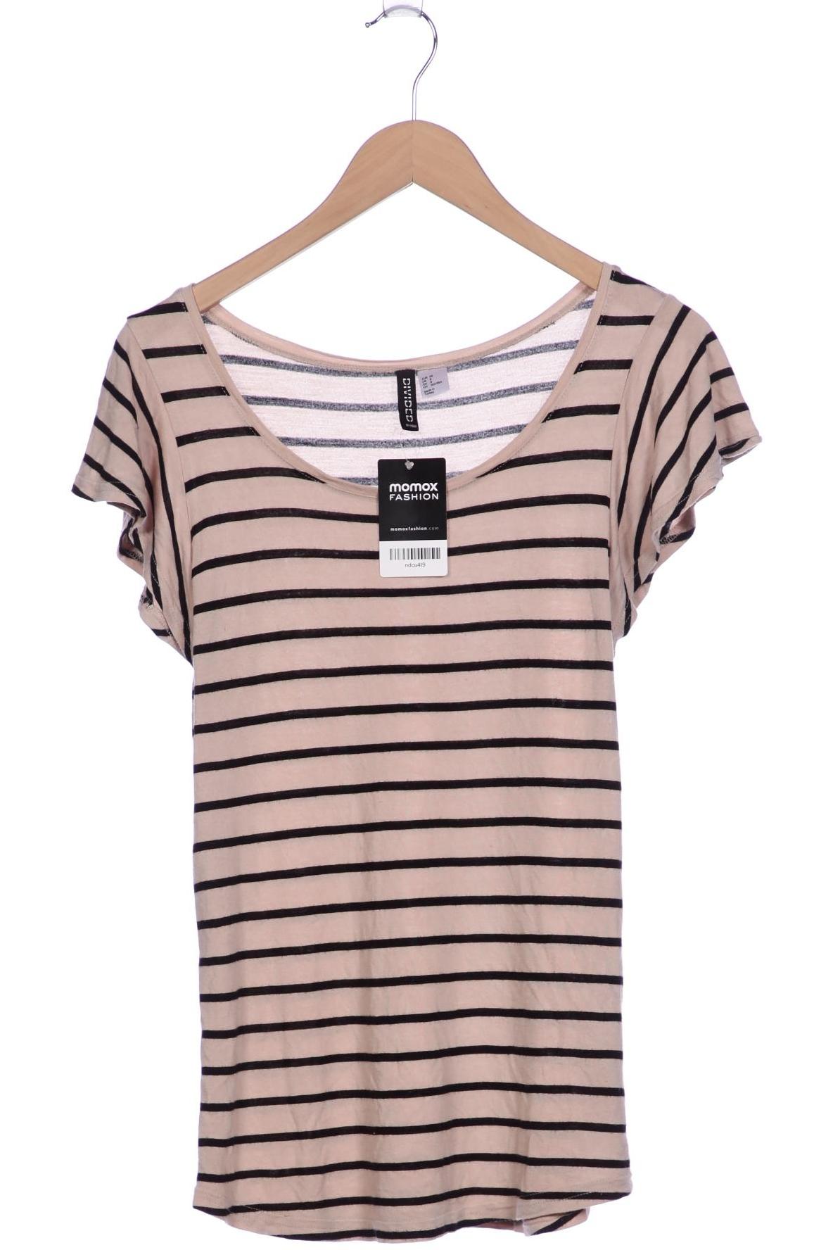 

H&M Damen T-Shirt, beige, Gr. 38