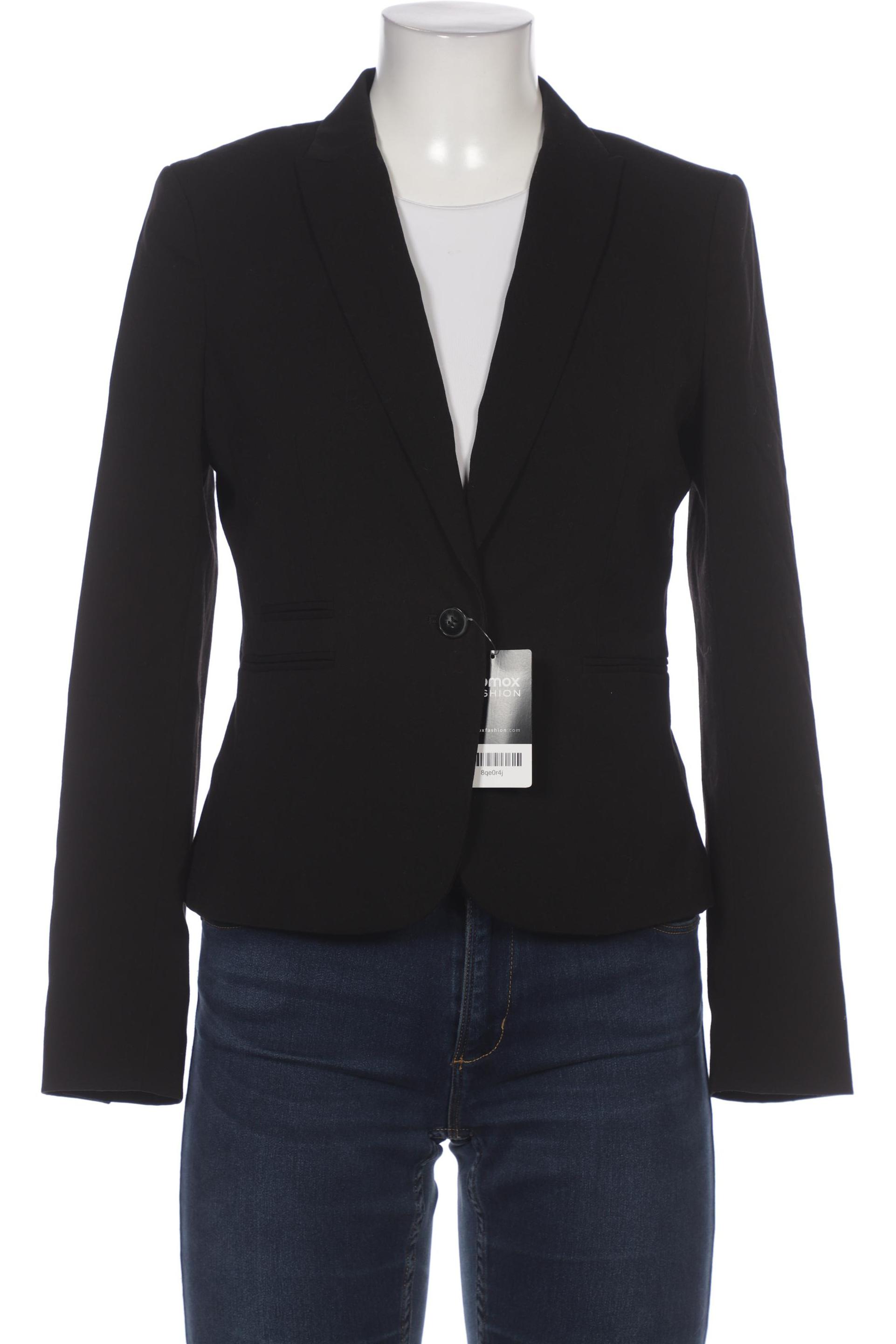 

H&M Damen Blazer, schwarz, Gr. 38