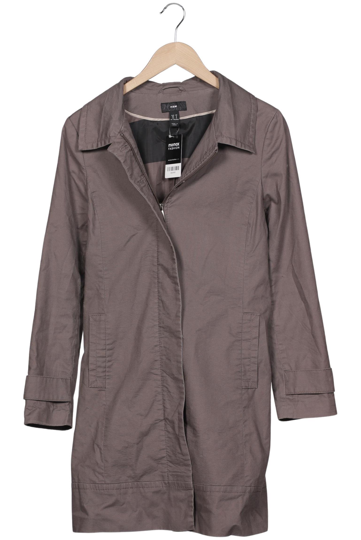 

H&M Damen Mantel, grau, Gr. 38