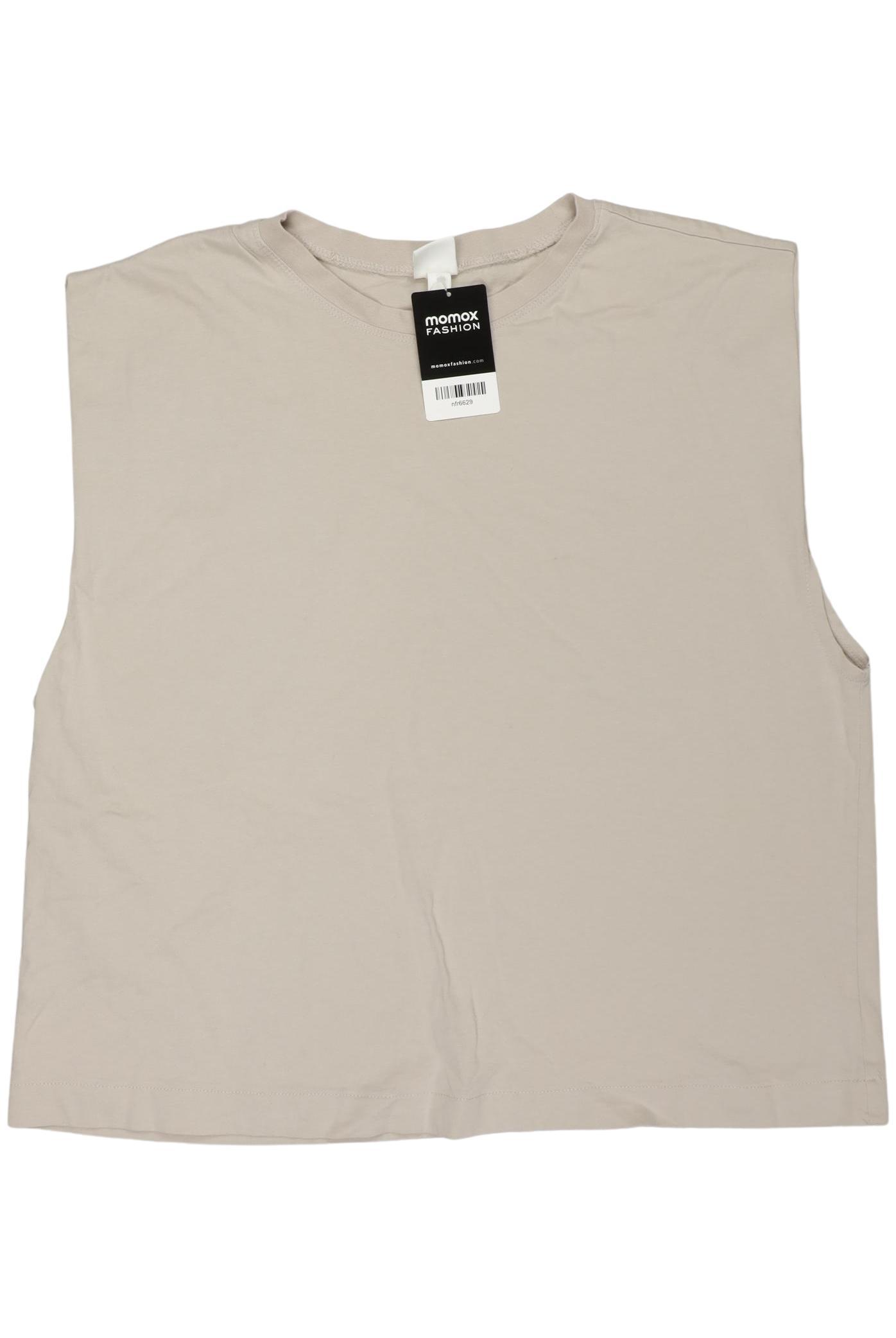 

H&M Damen T-Shirt, beige, Gr. 42