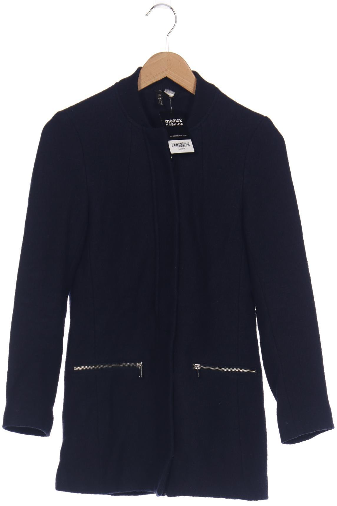 

H&M Damen Mantel, marineblau, Gr. 36