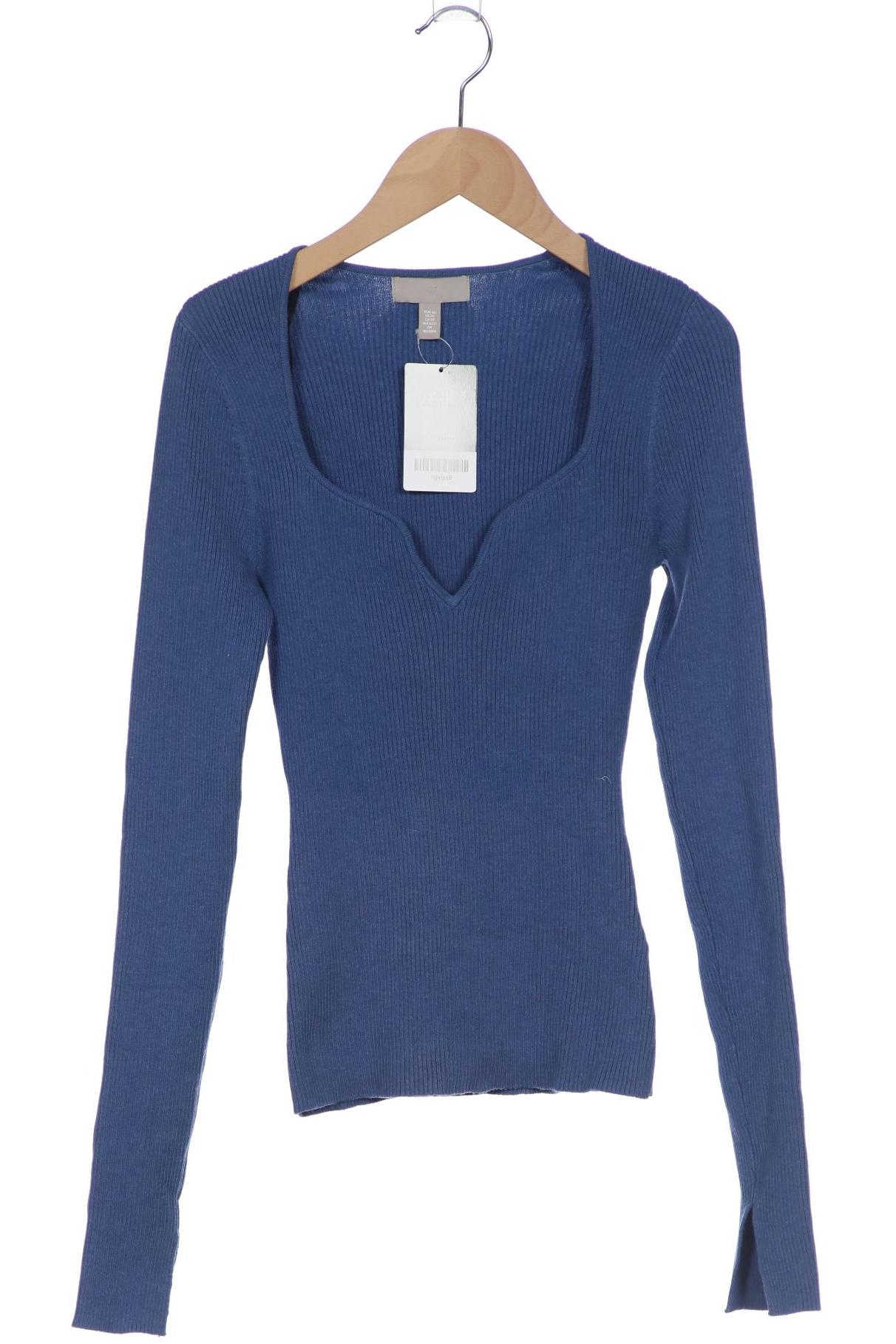 

H&M Damen Pullover, blau, Gr. 34