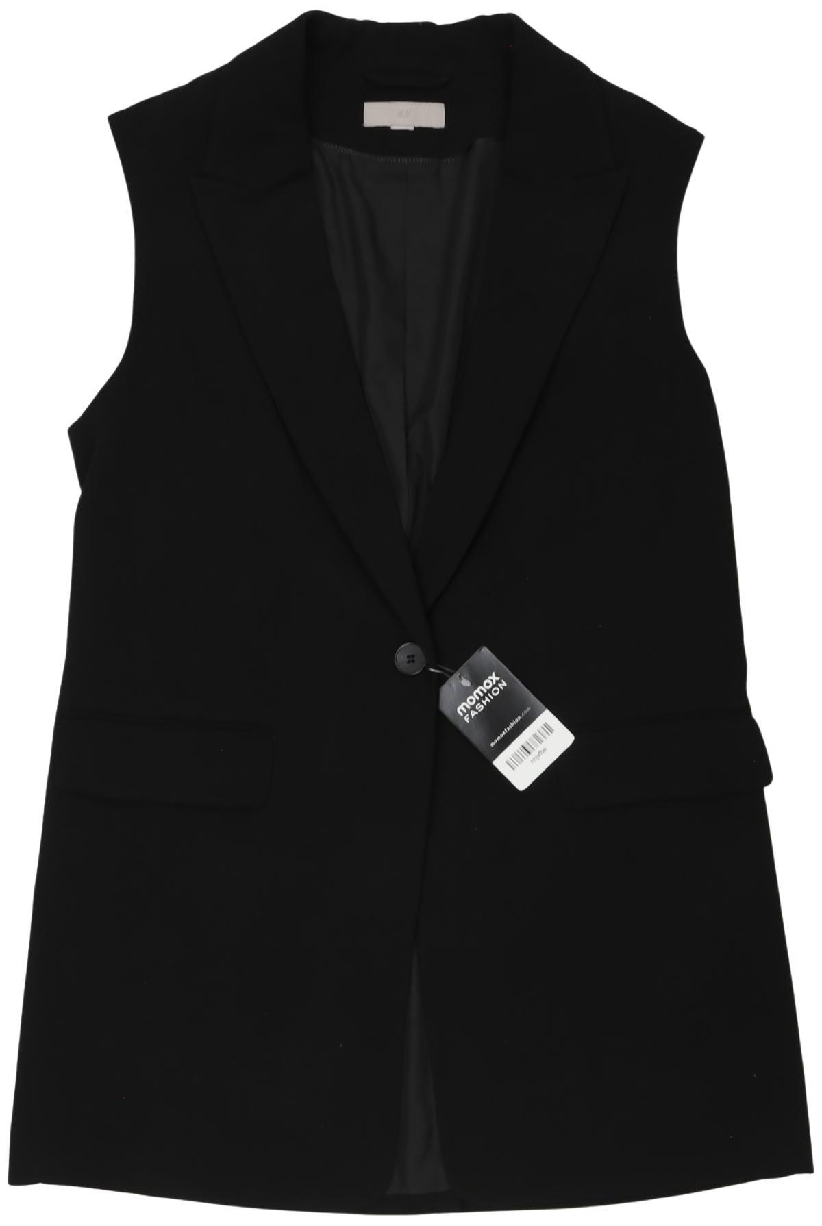

H&M Damen Weste, schwarz, Gr. 38