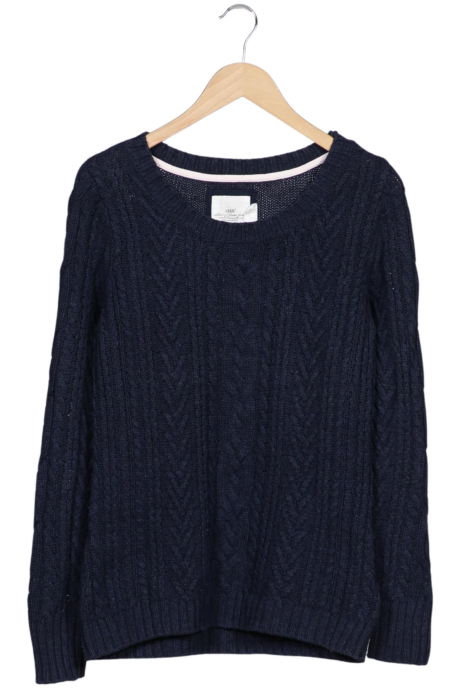 

H&M Damen Pullover, marineblau, Gr. 42