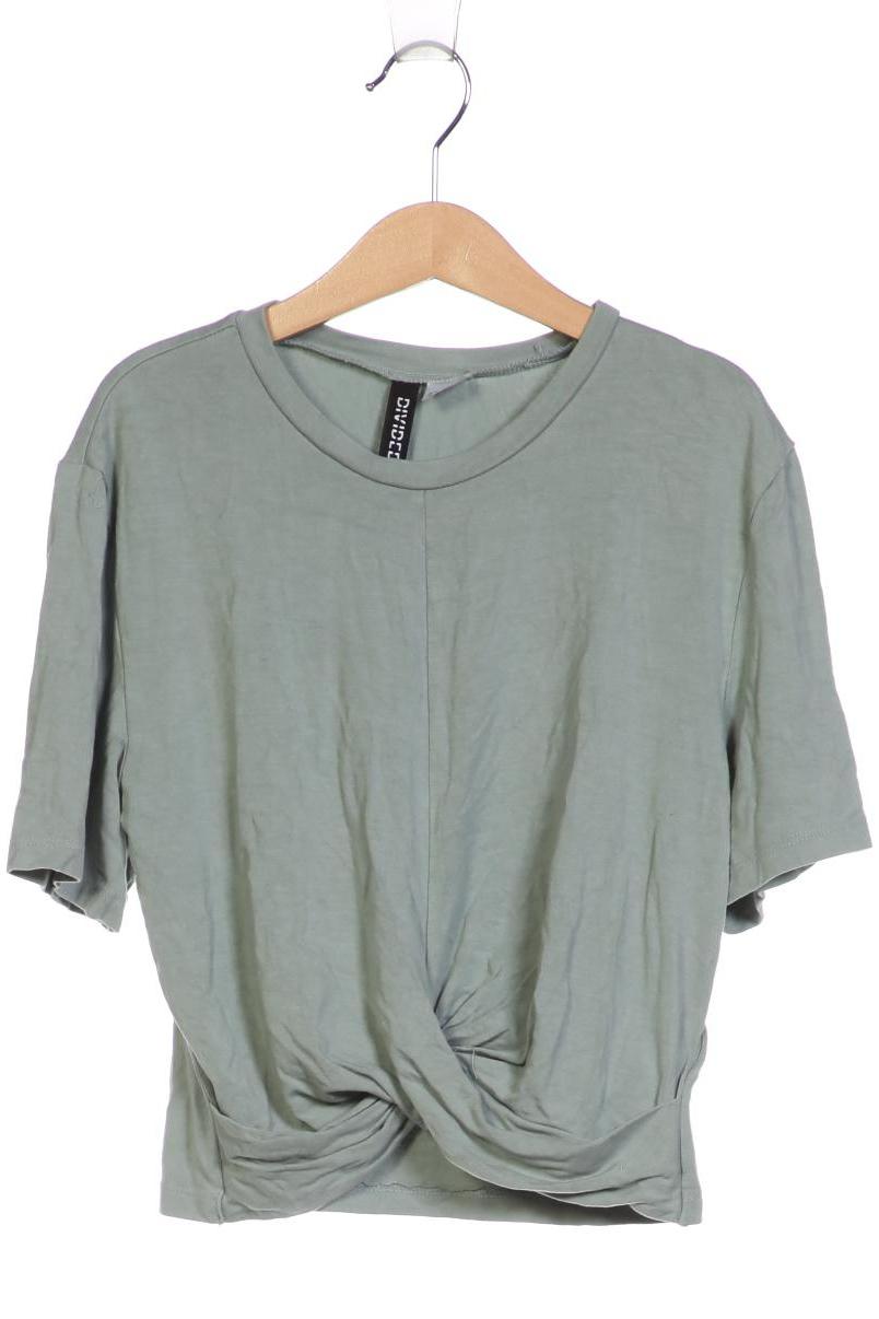 

H&M Damen T-Shirt, grün, Gr. 36