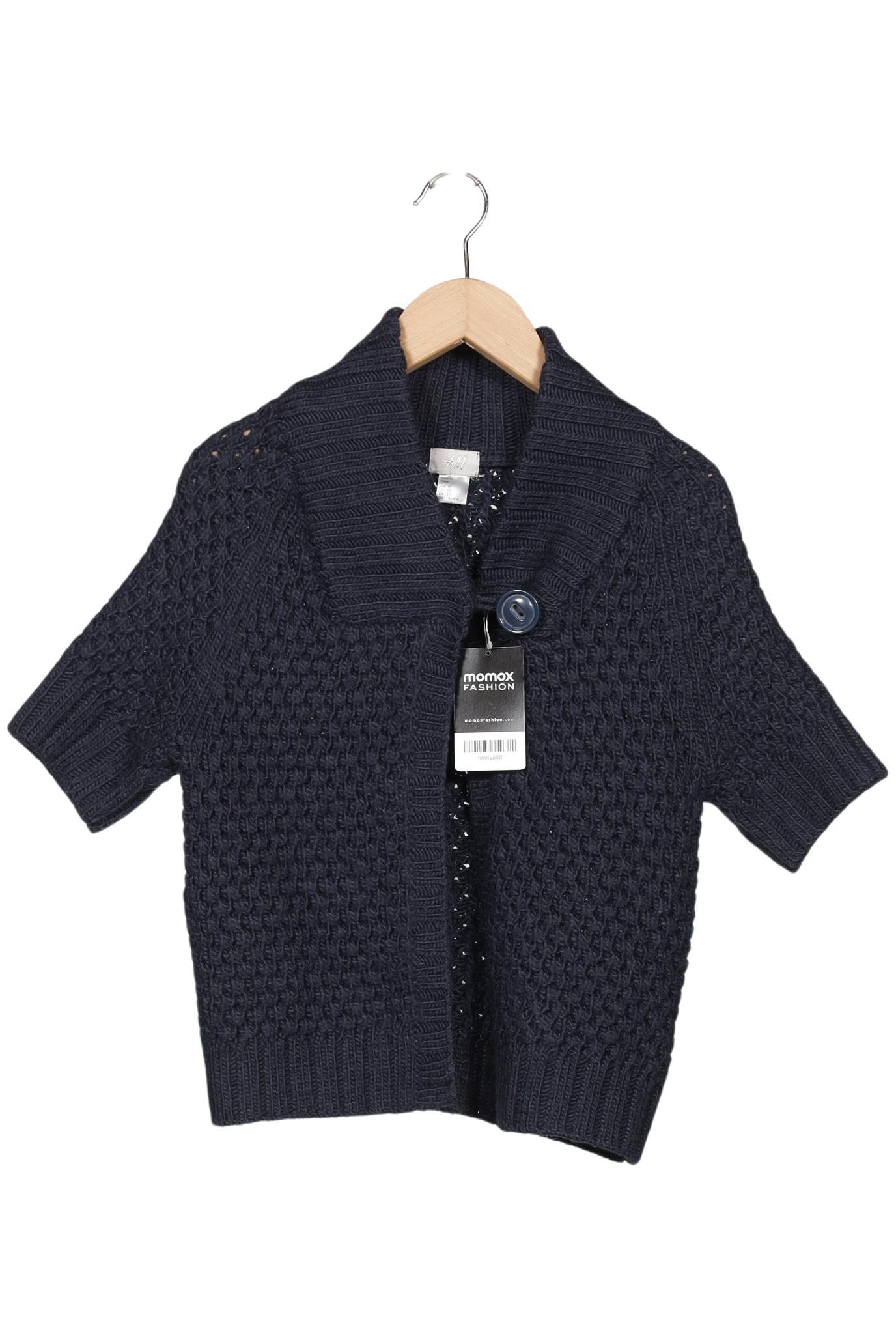 

H&M Damen Strickjacke, marineblau, Gr. 34