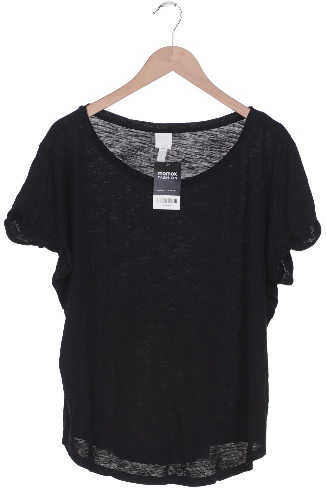 

H&M Damen T-Shirt, schwarz